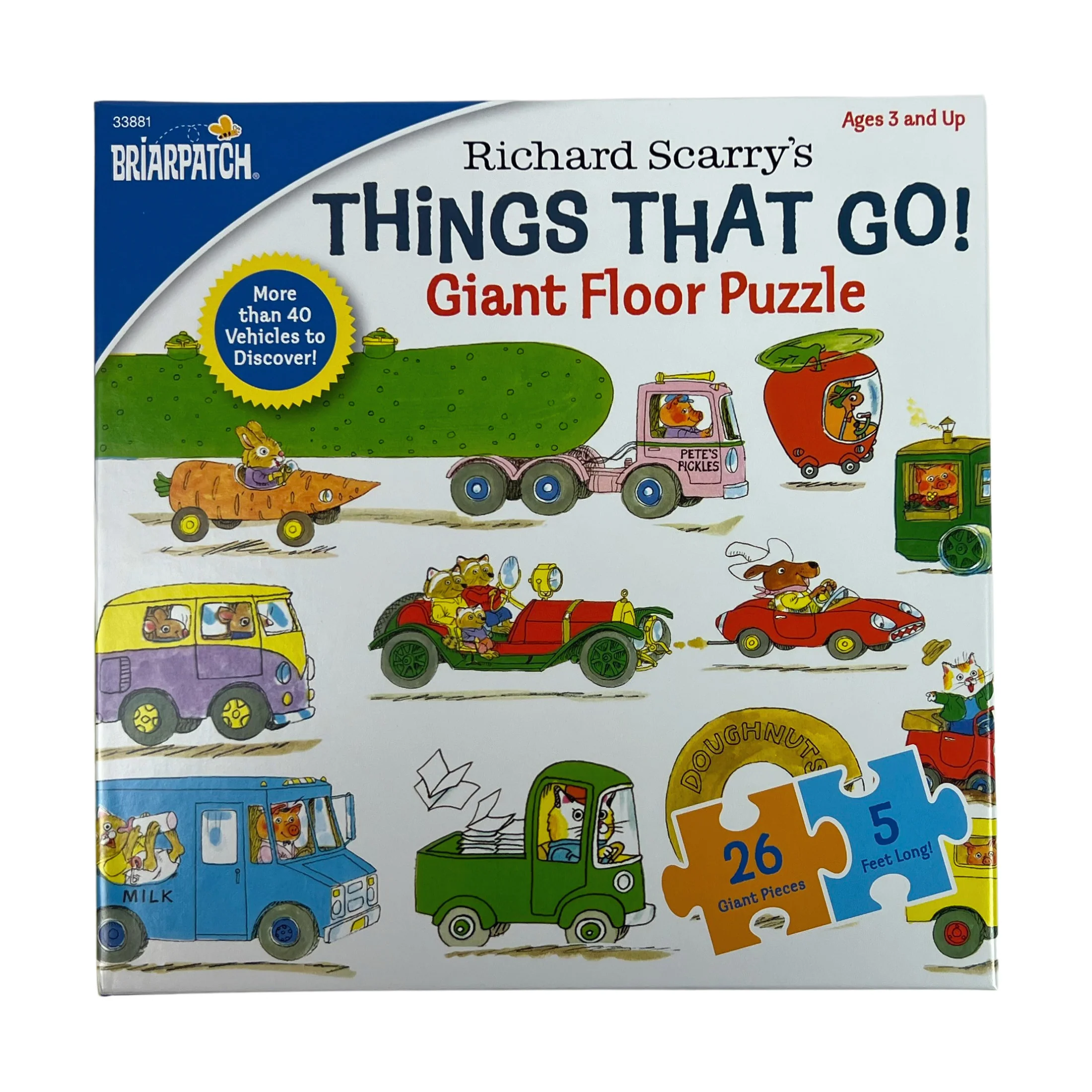 Richard Scarry's Things That Go! Giant Floor Puzzle - 26 pc - Image 2