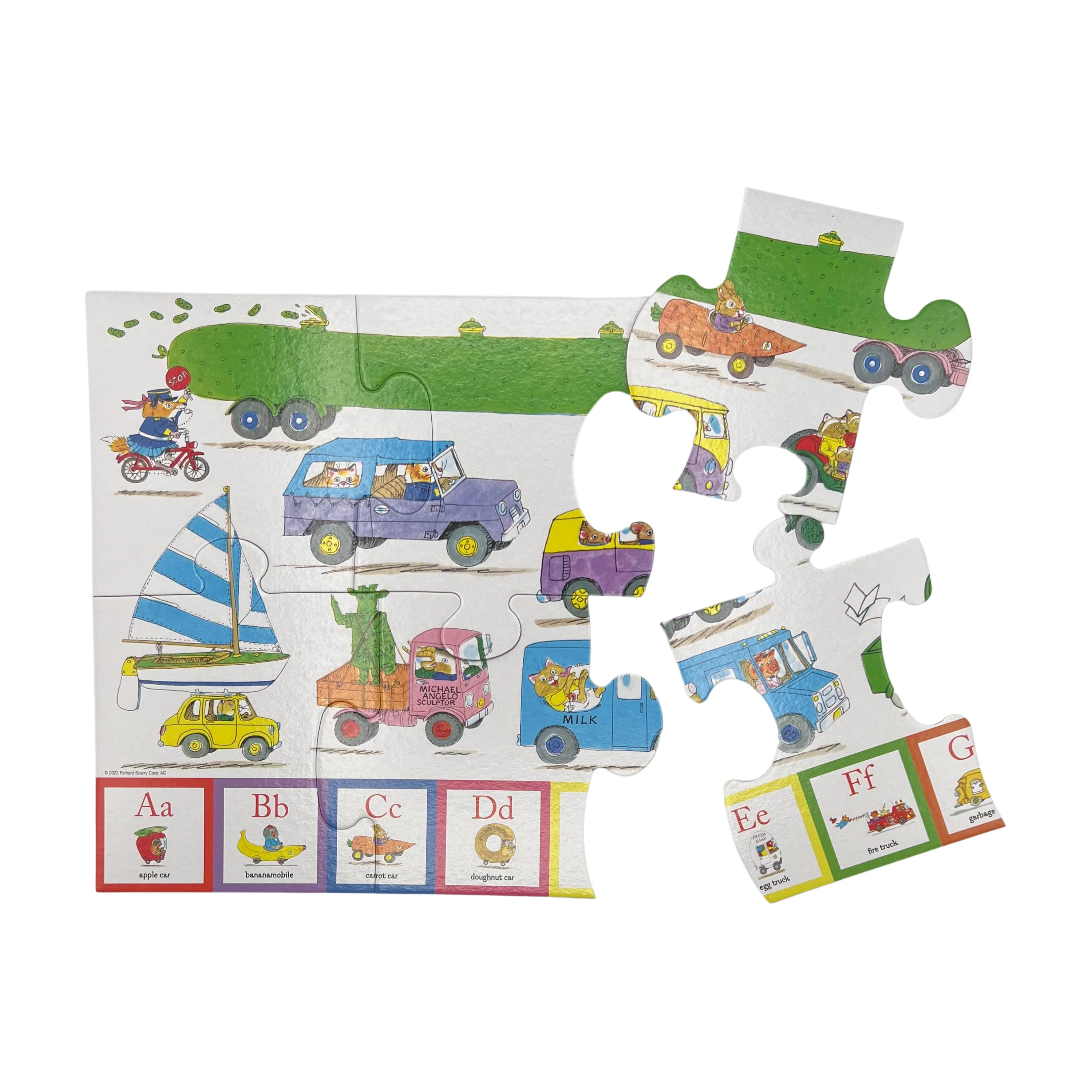 Richard Scarry's Things That Go! Giant Floor Puzzle - 26 pc - Image 5