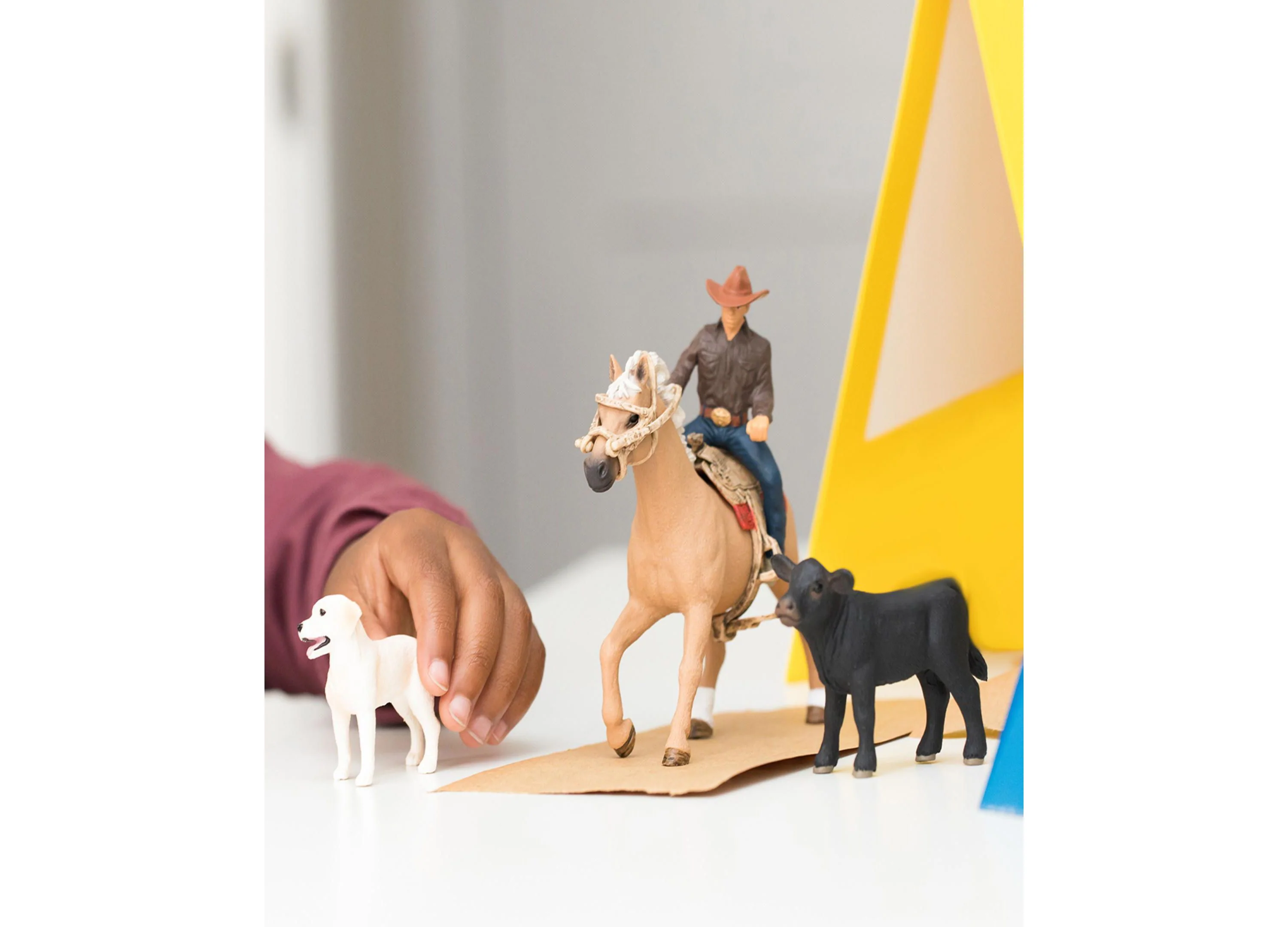 Schleich Farm World Western Riding Adventures Playset - 6 Pieces - Image 2