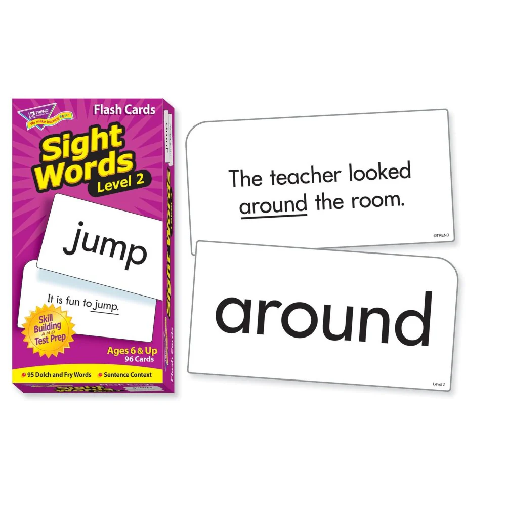 Sight Words Level 2 - Skill Drill Flash Cards for Early Reading - Image 2