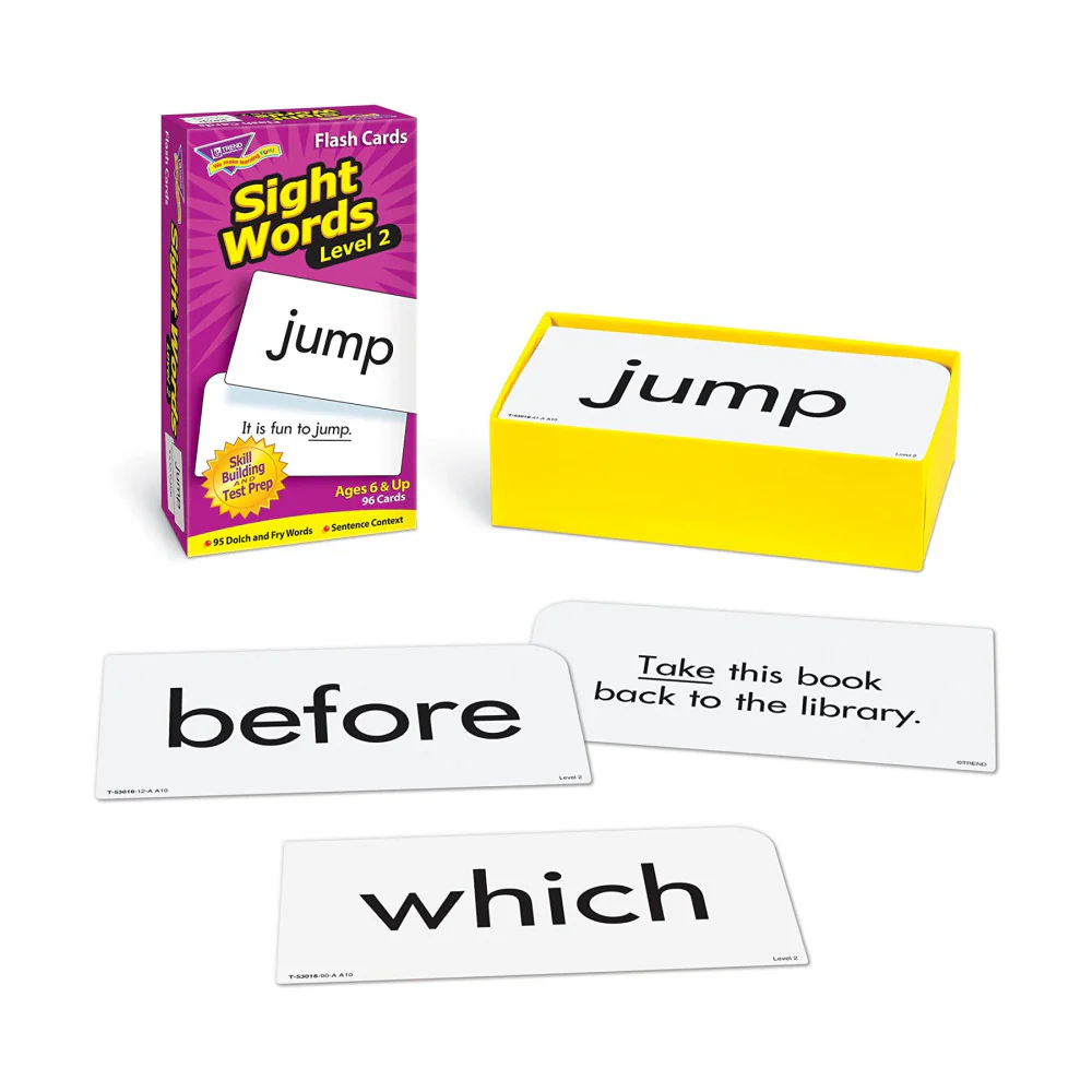 Sight Words Level 2 - Skill Drill Flash Cards for Early Reading - Image 3