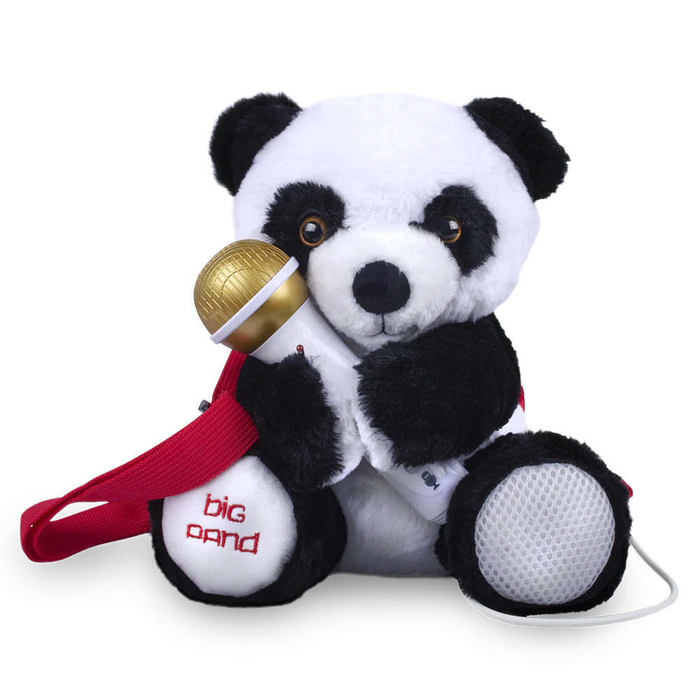 Singing Machine Kids Sing-Along Crew Big Pand Plush Karaoke Backpack