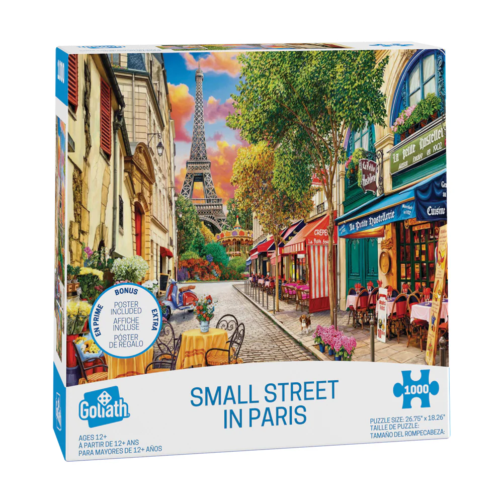 Goliath Small Street in Paris Jigsaw Puzzle - 1000 pc - Image 2