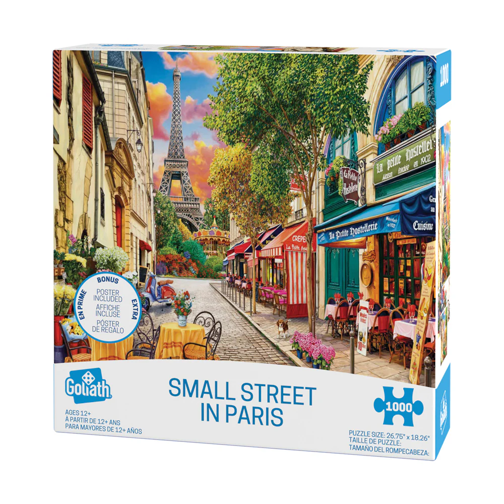 Goliath Small Street in Paris Jigsaw Puzzle - 1000 pc - Image 3