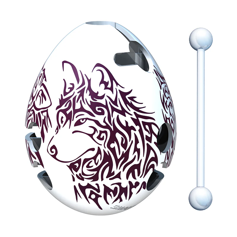 Smart Egg Wolf Edition 1-Layer Labyrinth Puzzle - Level 2 - Image 3