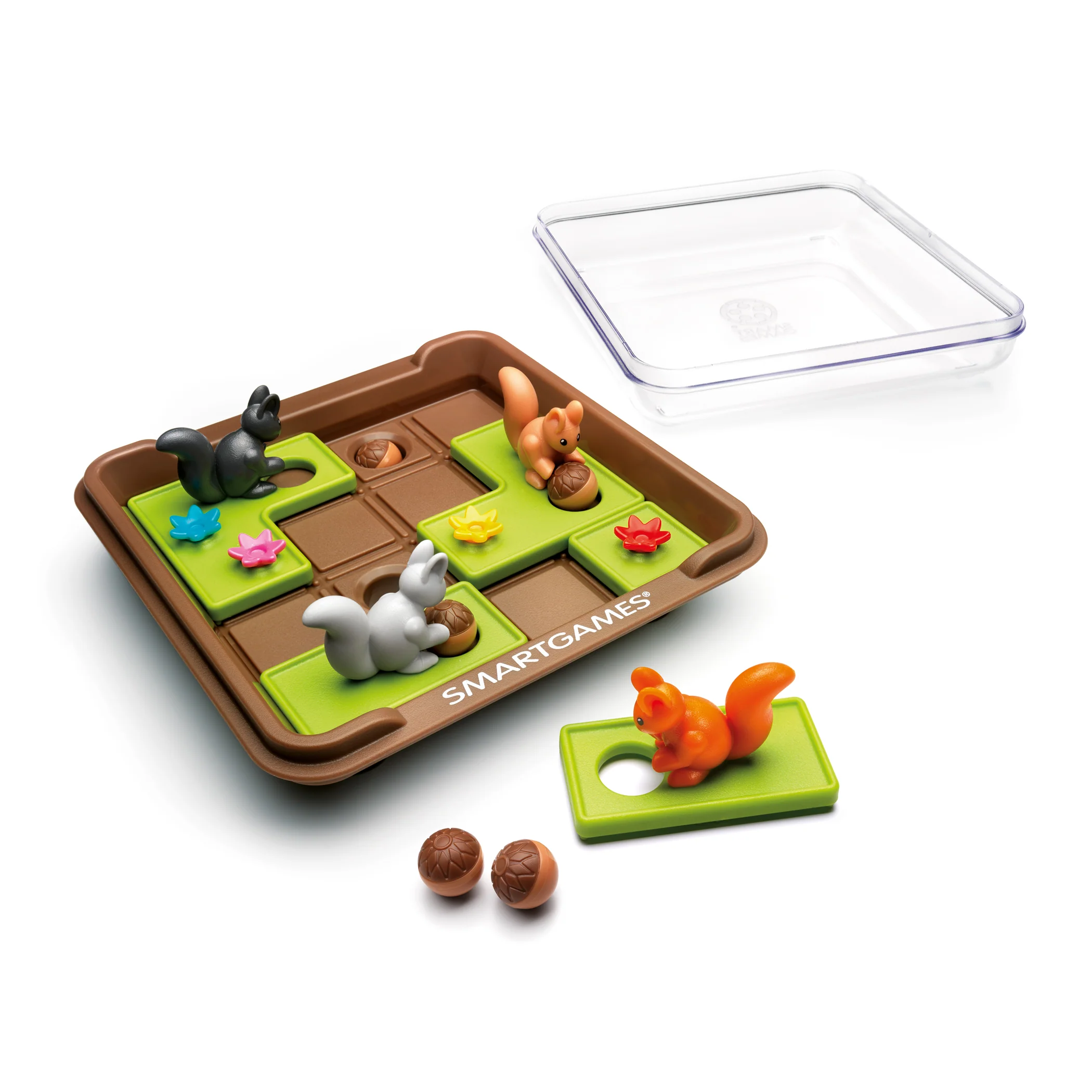 SmartGames Squirrels Go Nuts Sliding Puzzle Game - Image 2