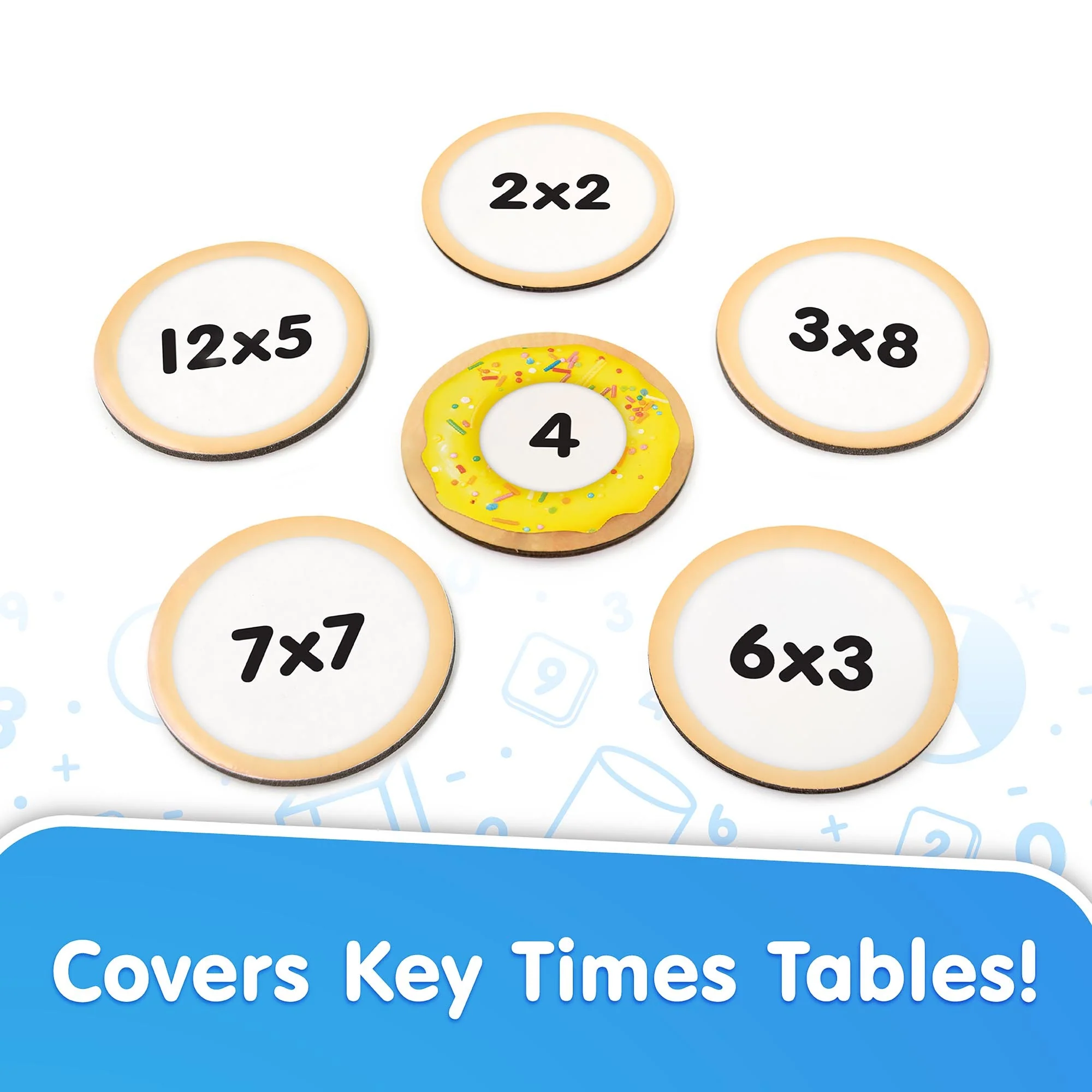 Snacks: Multiplication - 90 Double-Sided Math Practice Cards With Hands-On Learning - Image 2