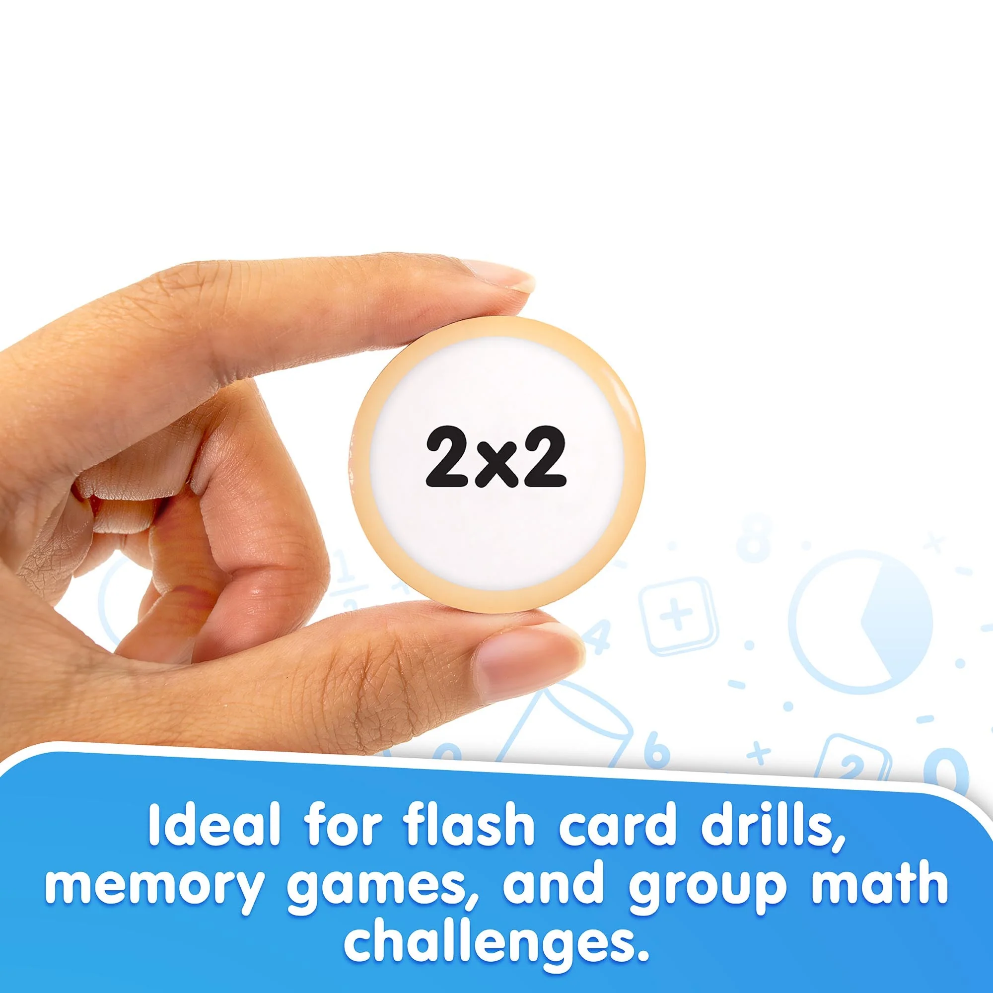 Snacks: Multiplication - 90 Double-Sided Math Practice Cards With Hands-On Learning - Image 3