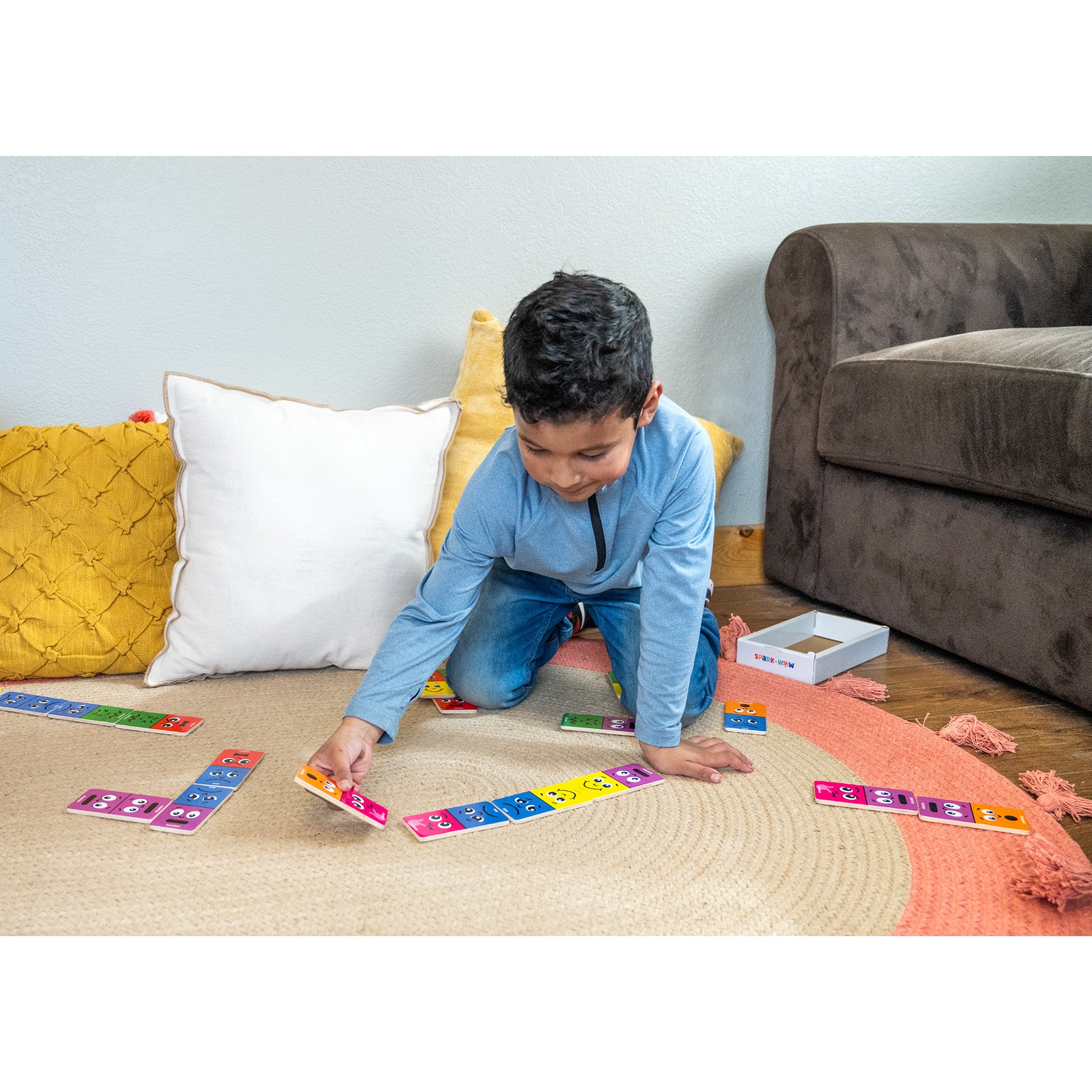 Spark & Wow Emotions Dominoes - Expressive Play Set - 28 Pieces - Image 10