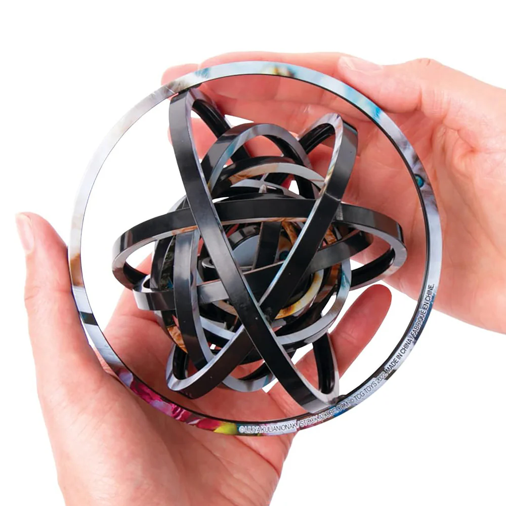Sonic Spin Flip Double-Sided Puzzle - 12 Ring Brain Teaser - Image 3