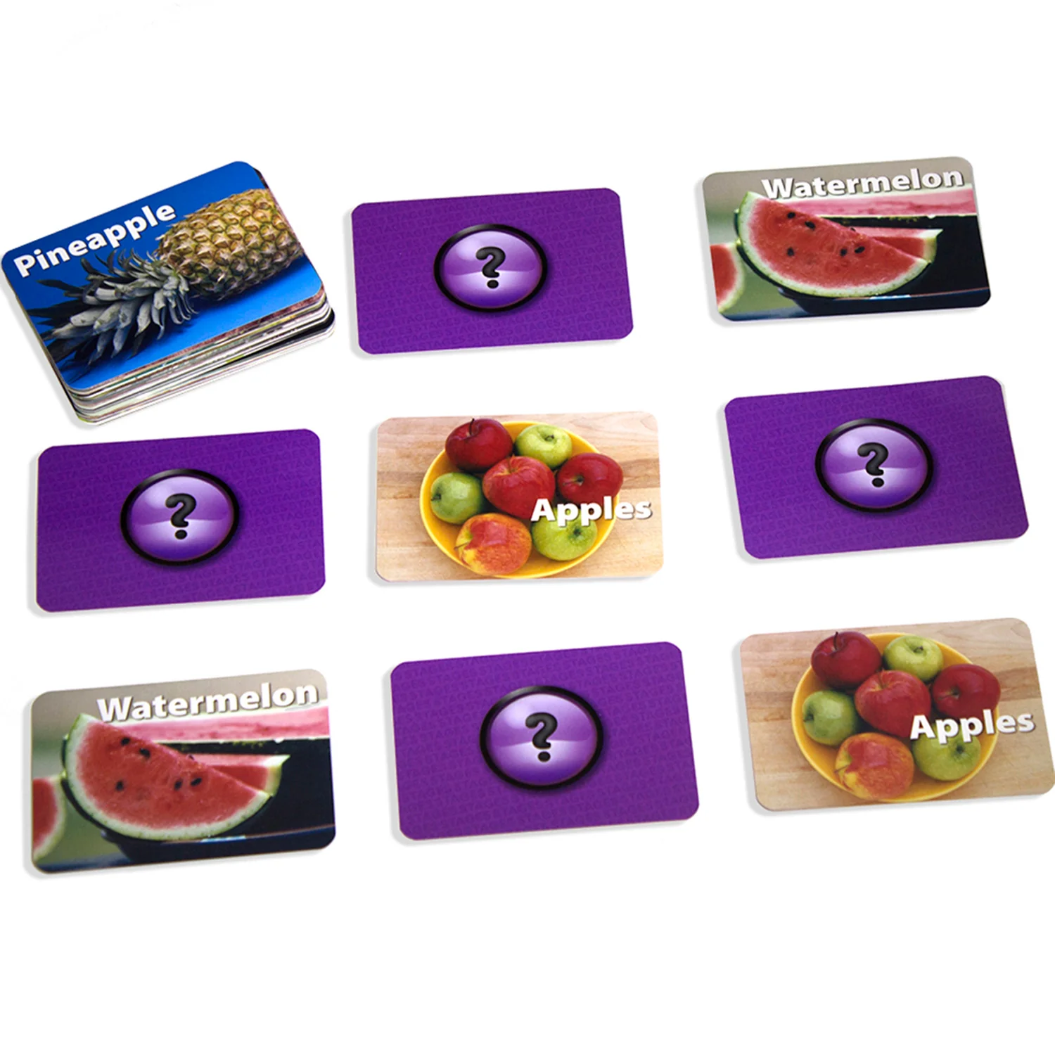 Stages Learning Materials - Photographic Memory Matching Game - Fruit & Vegetables - Pack of 3 - Image 5