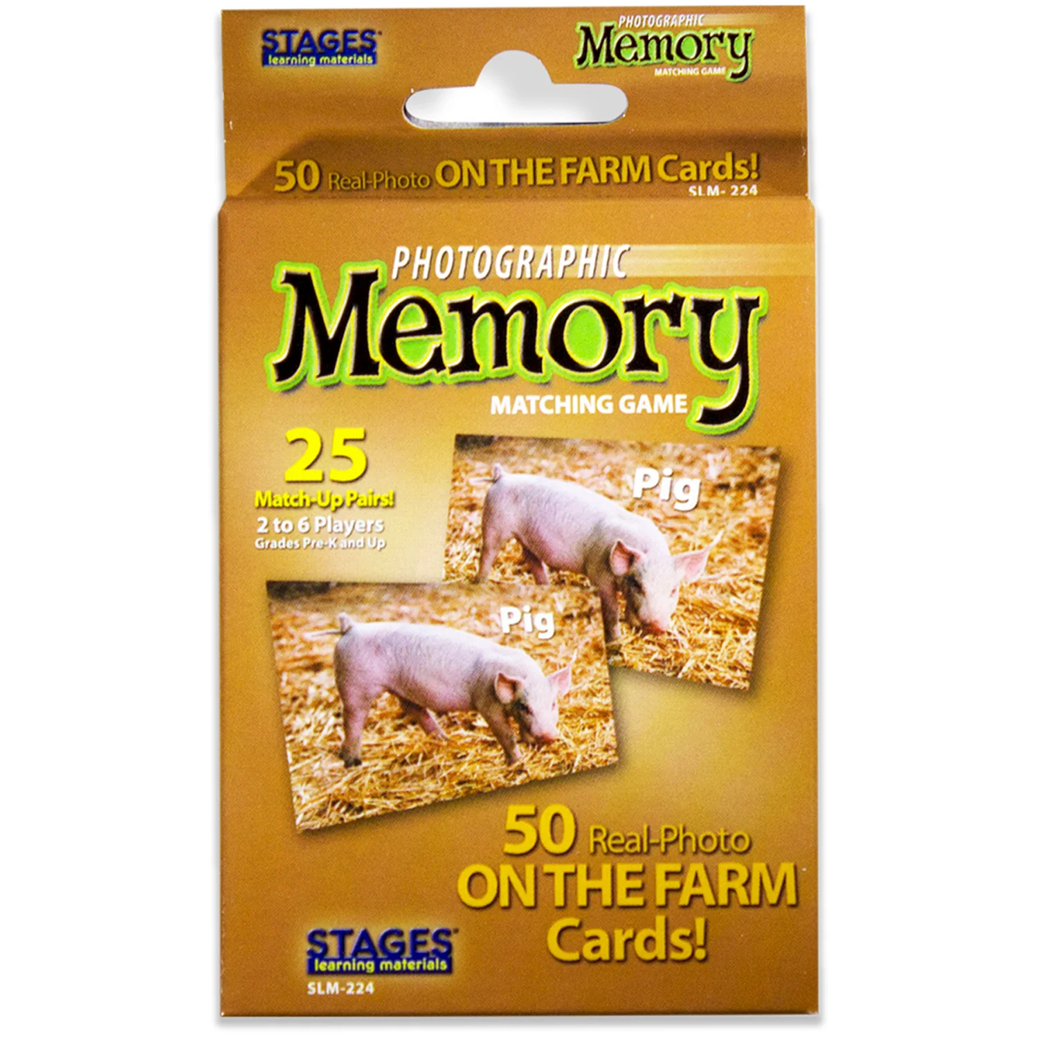 Stages Learning On the Farm Photographic Memory Matching Game - 3-Pack - Image 2