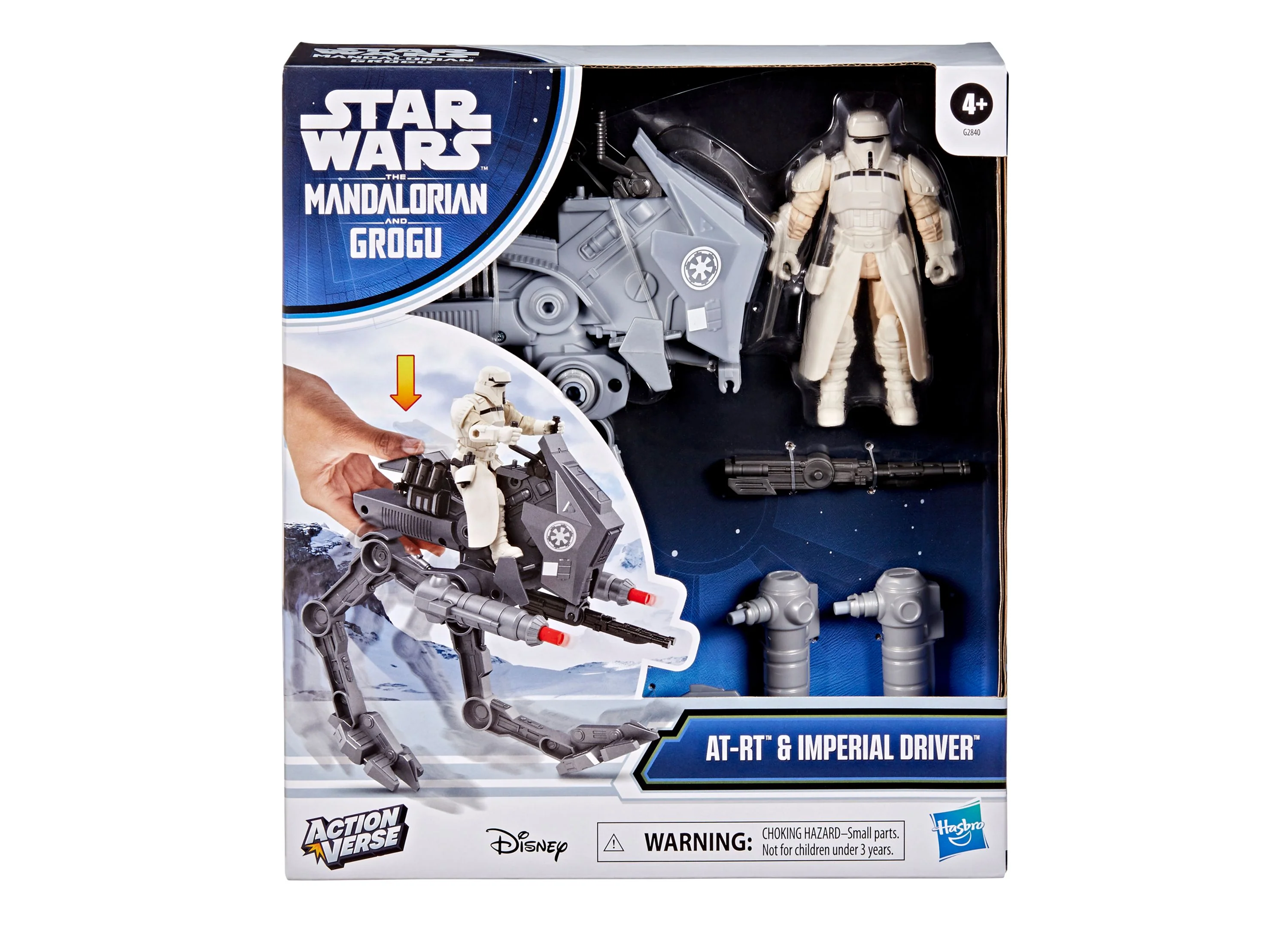 Star Wars ActionVerse AT-RT & Imperial Remnant AT-RT Driver Vehicle Set - Image 6