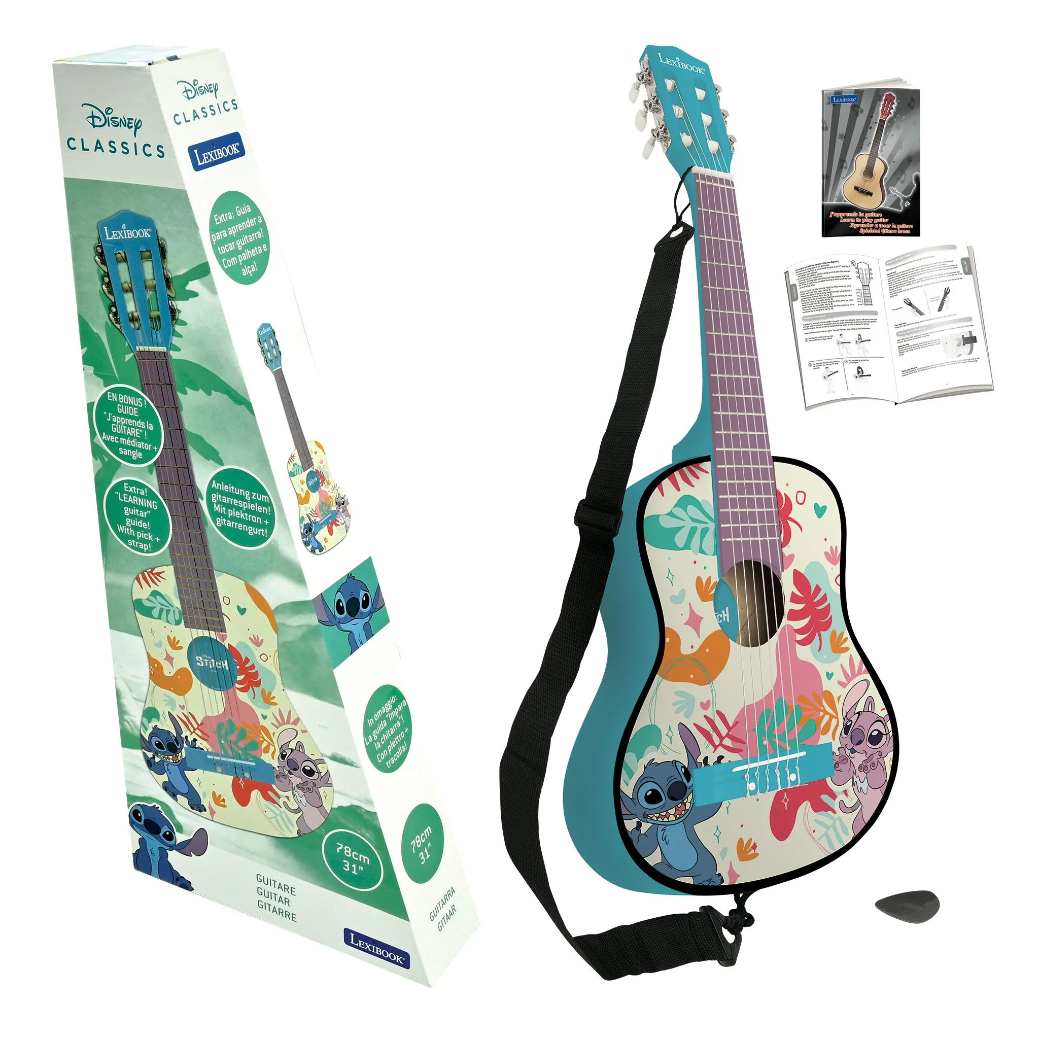 Stitch Melodic 31-Inch Acoustic Guitar with Accessories - Image 4