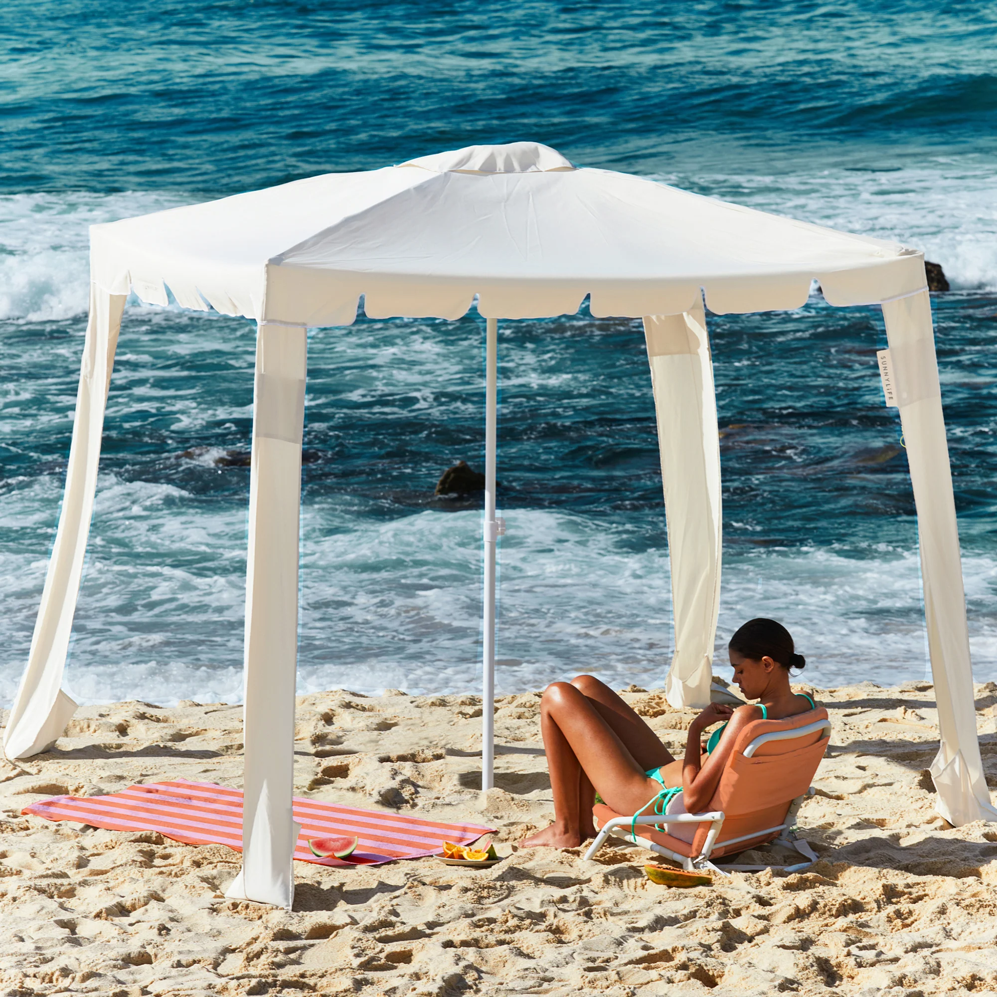 Sunnylife Beach Cabana Casa Blanca - Elegant Outdoor Shade Canopy - Image 3