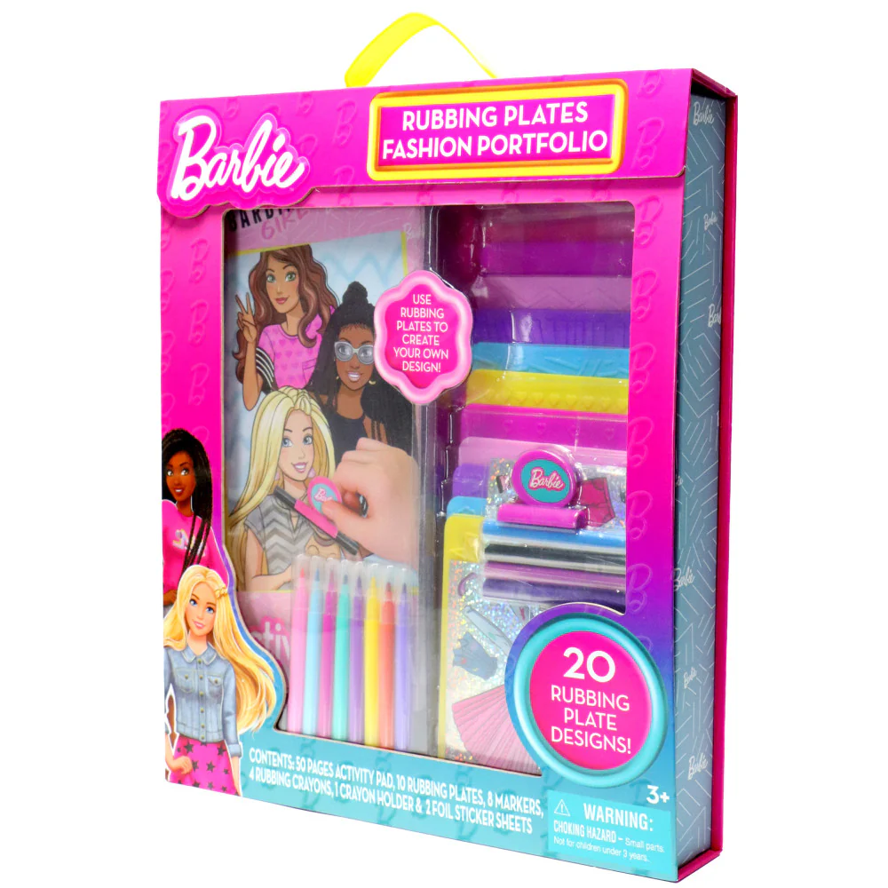 Barbie Fashion Creation Portfolio with Rubbing Plates by Tara Toy - Design & Customize Outfits - Image 3