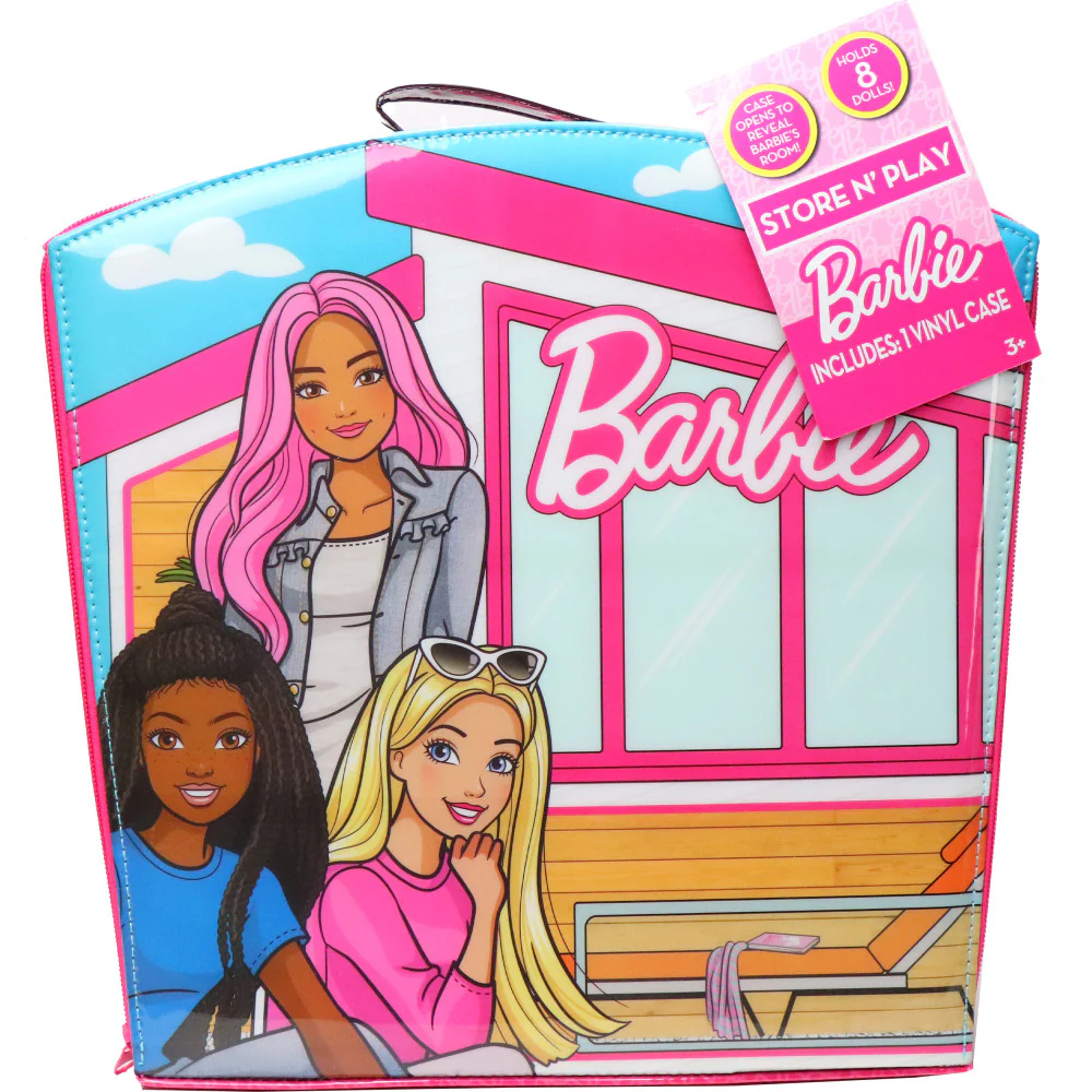 Barbie Store N' Play Doll Zipper Storage Case - Holds 8 Dolls - Image 2