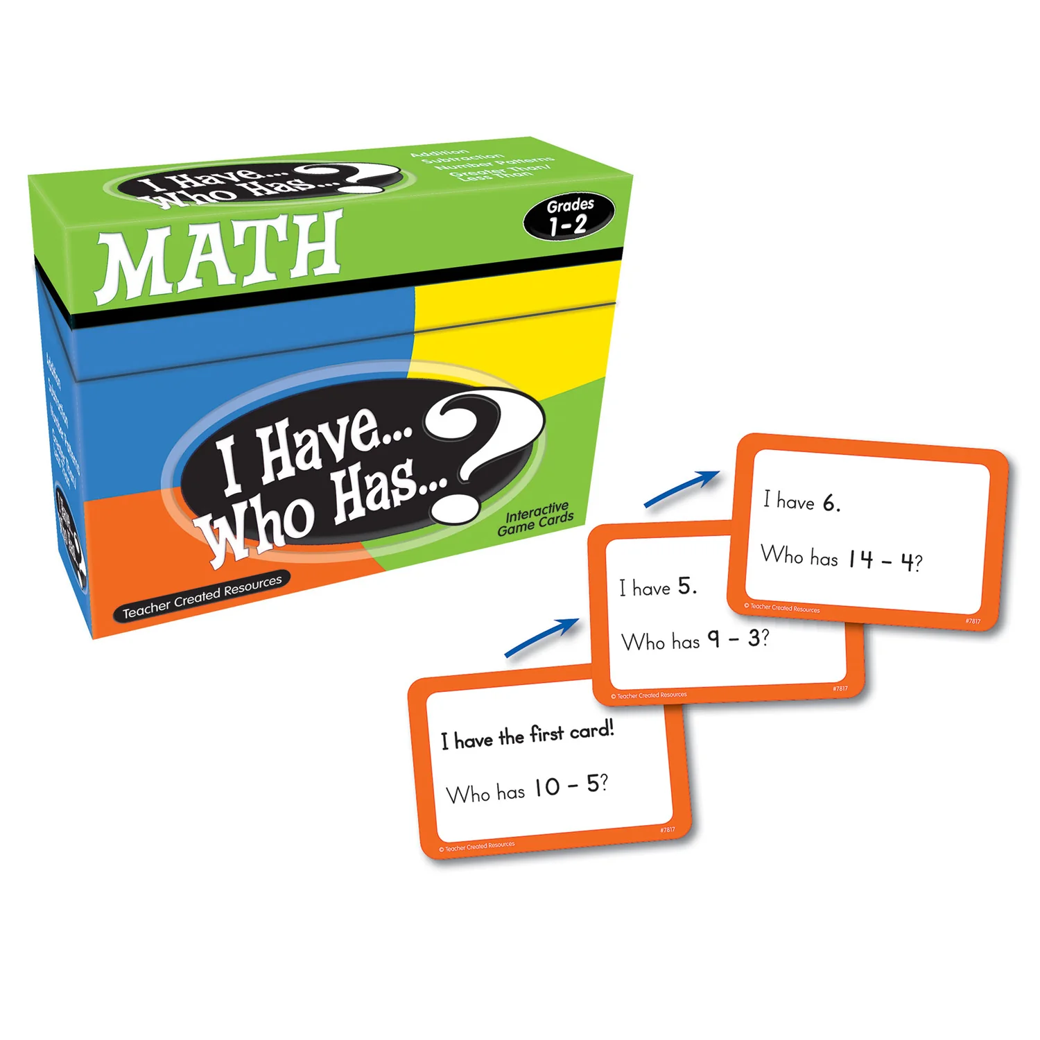 Teacher Created Resources I Have, Who Has Math Game for Grades 1-2 - Image 3