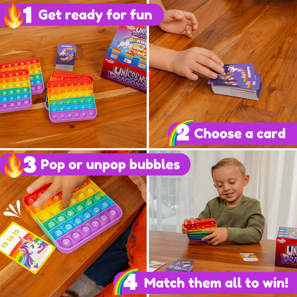 Unicorns vs Dragons: The Fidget Game Alphabet Mastery Educational Game - Image 7
