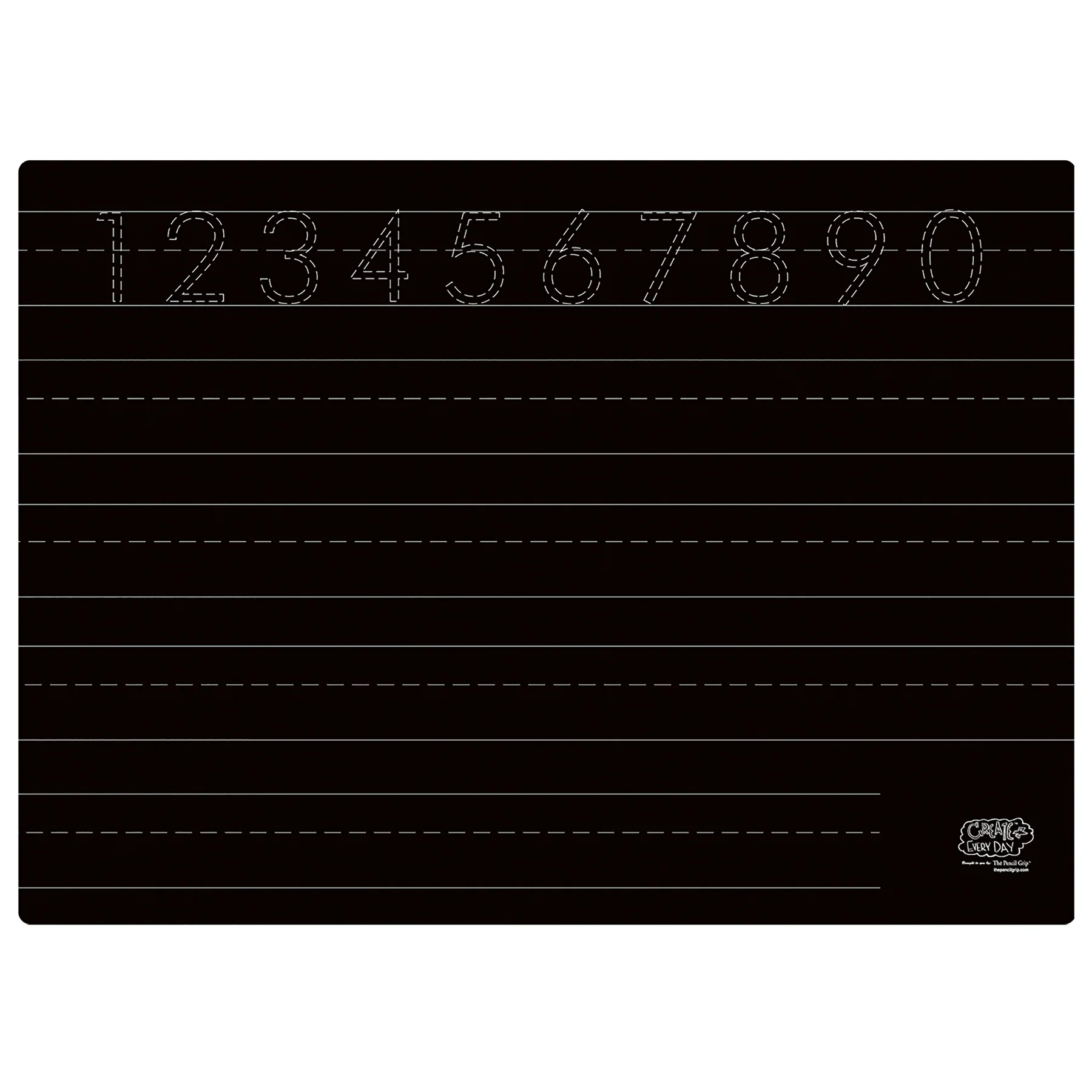 The Pencil Grip Double-Sided Activity Playmat - Numbers & Shapes, 6-Pack - Image 2