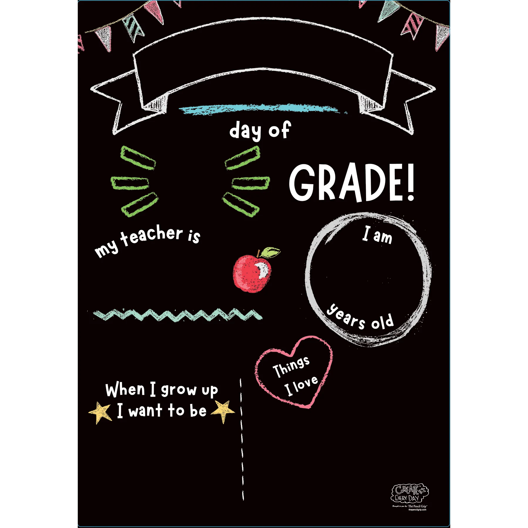 The Pencil Grip™ Activity Playmat - School Milestones - Pack of 6 - Image 2
