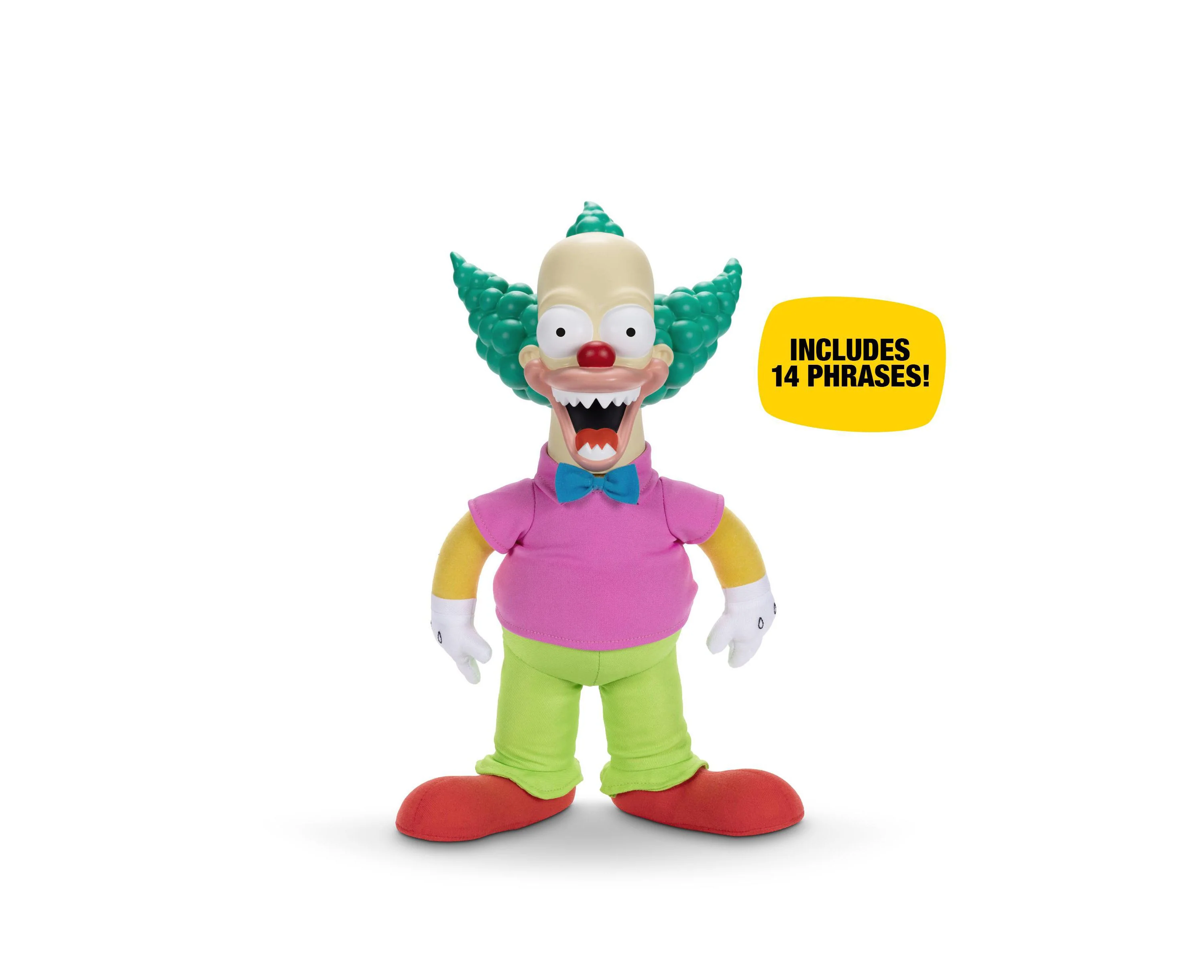 JAKKS Pacific The Simpsons 16" Talking Krusty Doll - Clown Without Pity - Image 2
