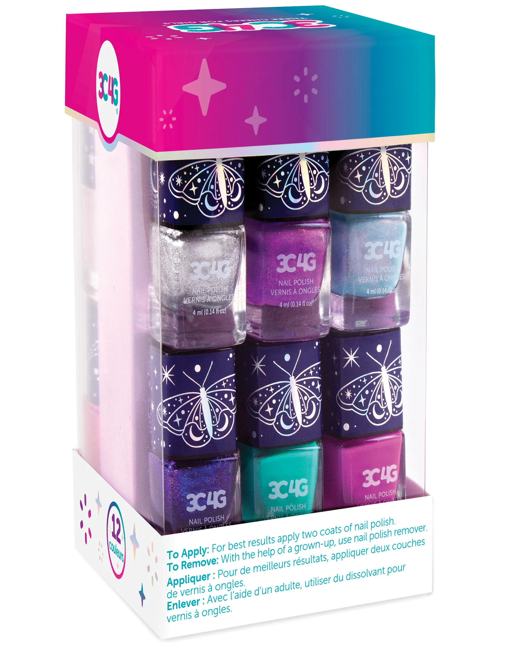 Three Cheers For Girls Celestial Collection Nail Polish Tower Set - 12 Colors - Image 3