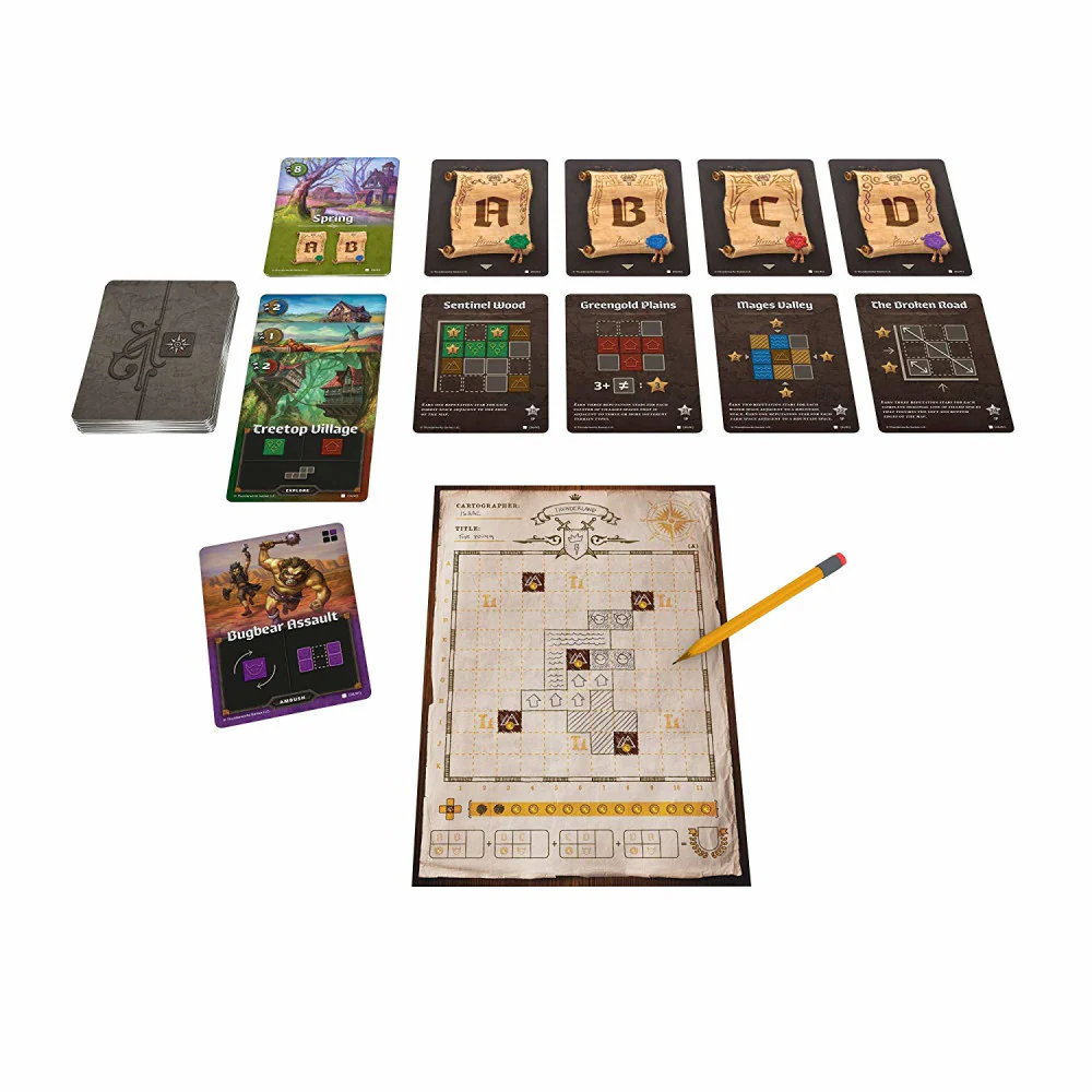 Cartographers: A Roll Player Tale Strategy Board Game - Image 2