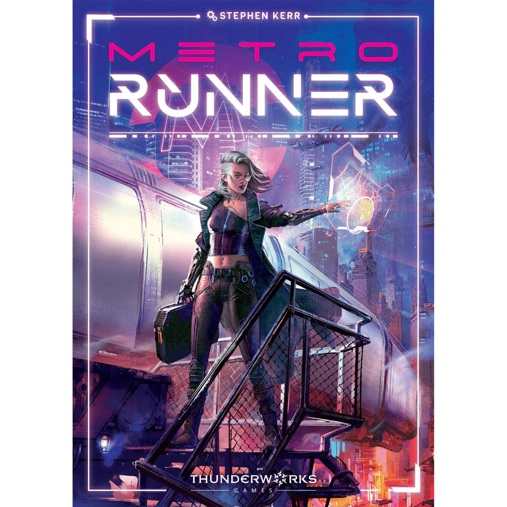Thunderworks Games: Metrorunner - Ultimate Cyberpunk Strategy Board Game - Image 7