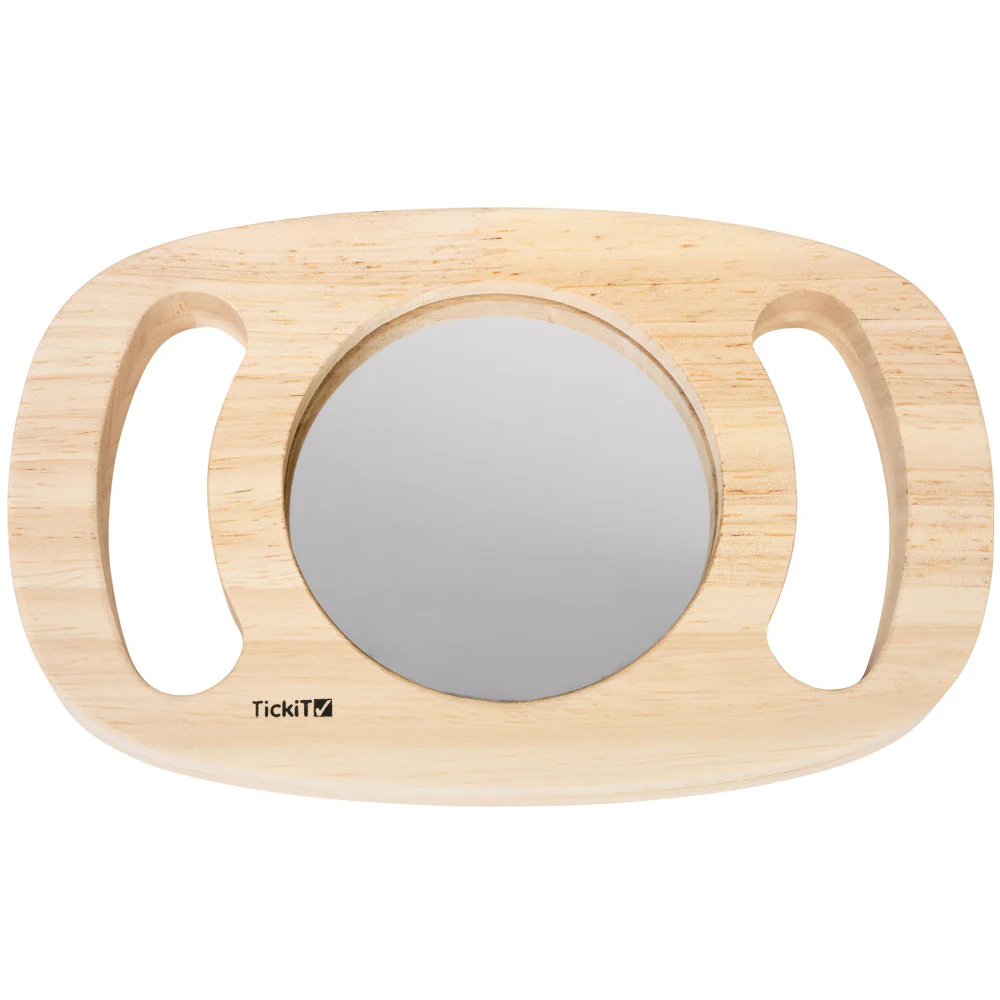 TickiT Easy Hold Plane Mirror - Interactive Self-Discovery Toy