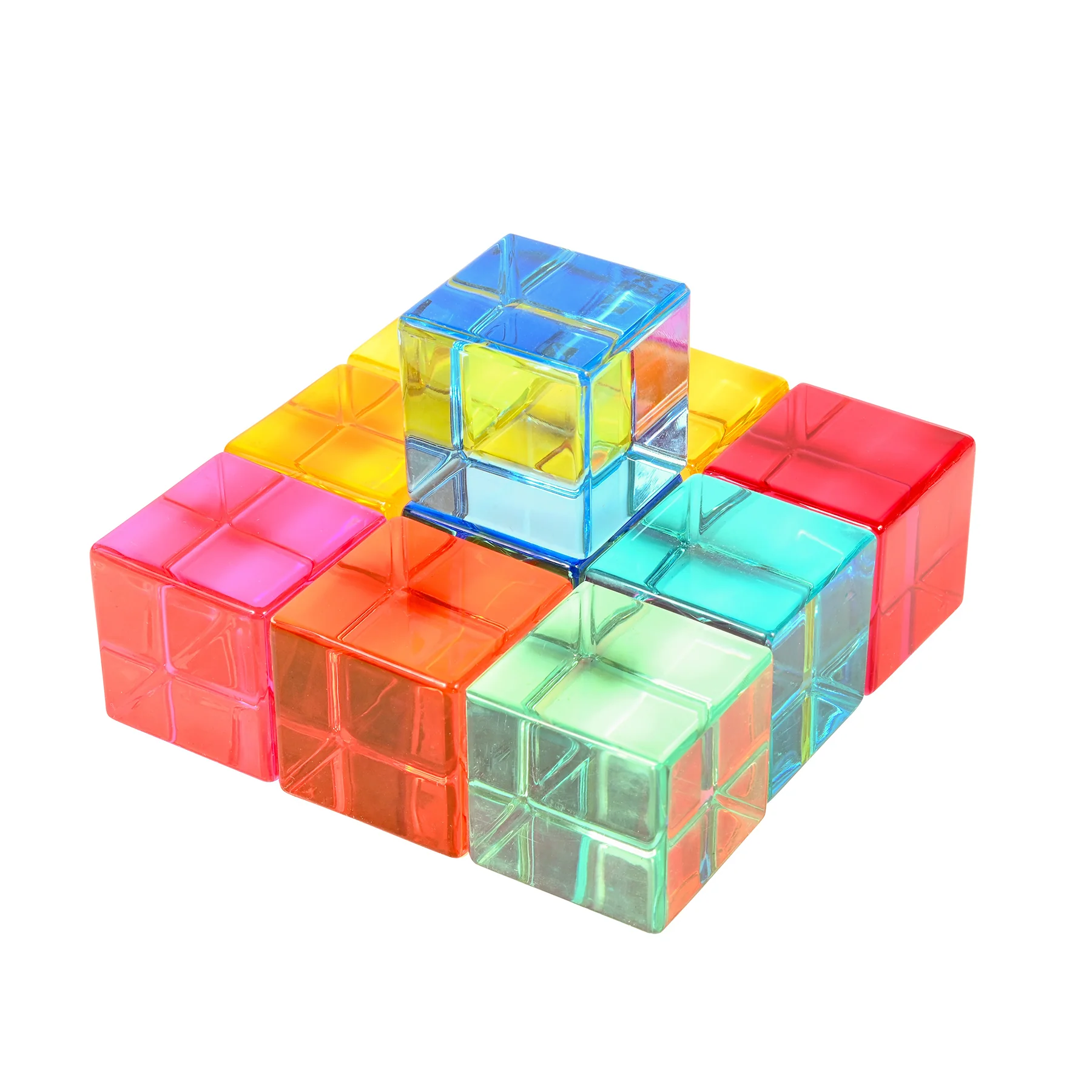 TickiT Gem Cubes - Colorful Learning Fun Set of 10 - Image 3