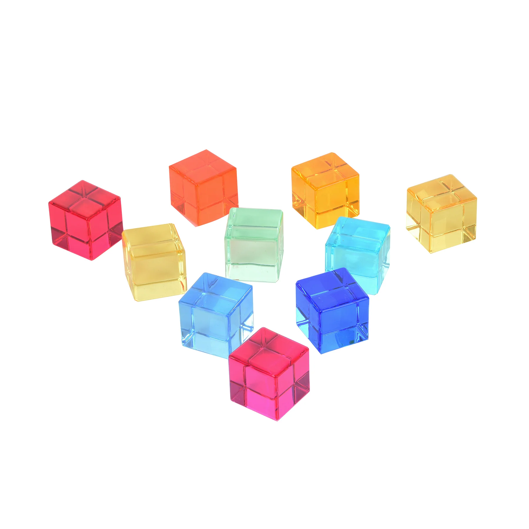 TickiT Gem Cubes - Colorful Learning Fun Set of 10 - Image 4