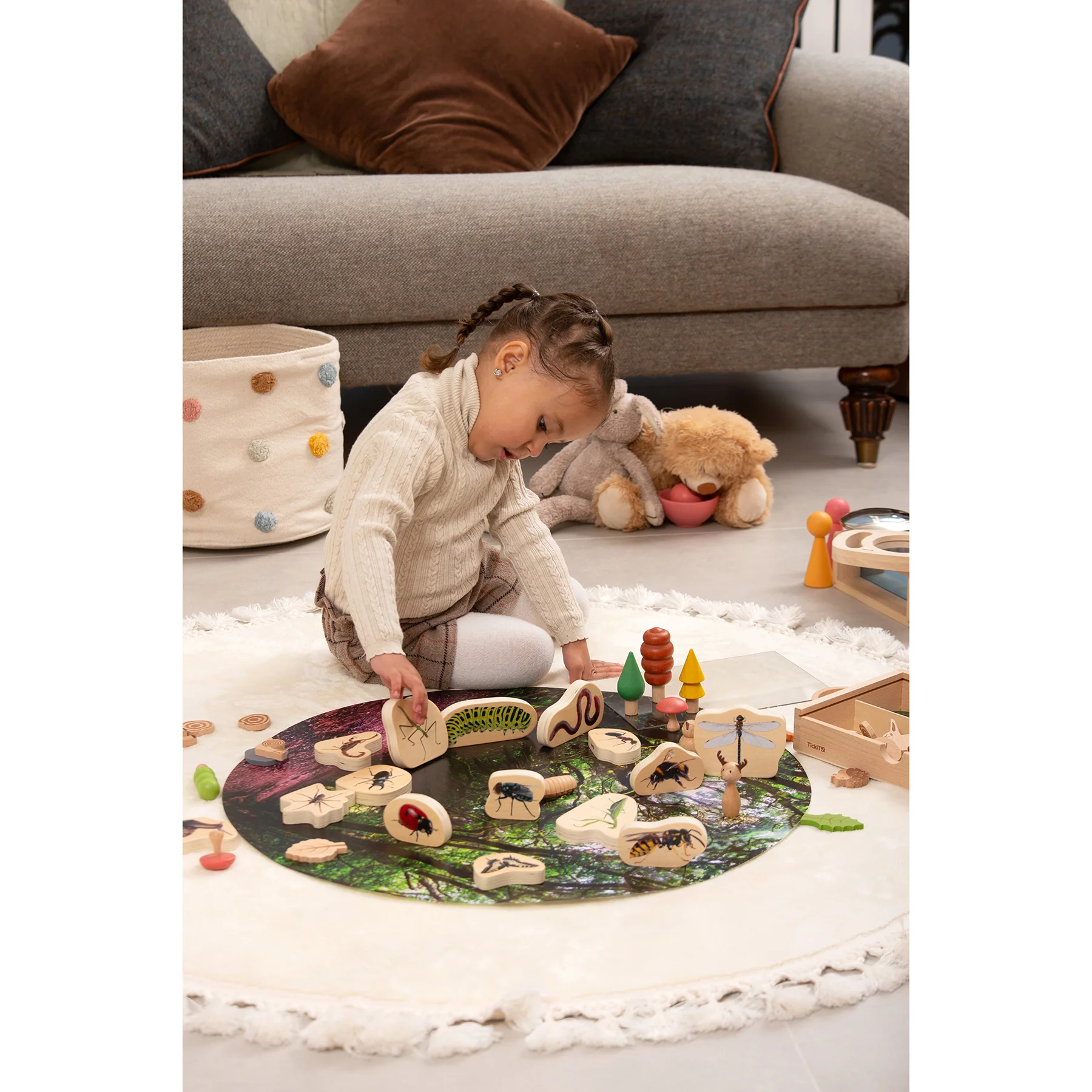 TickiT Wooden Minibeast Blocks – 15 Piece Learning Set - Image 8