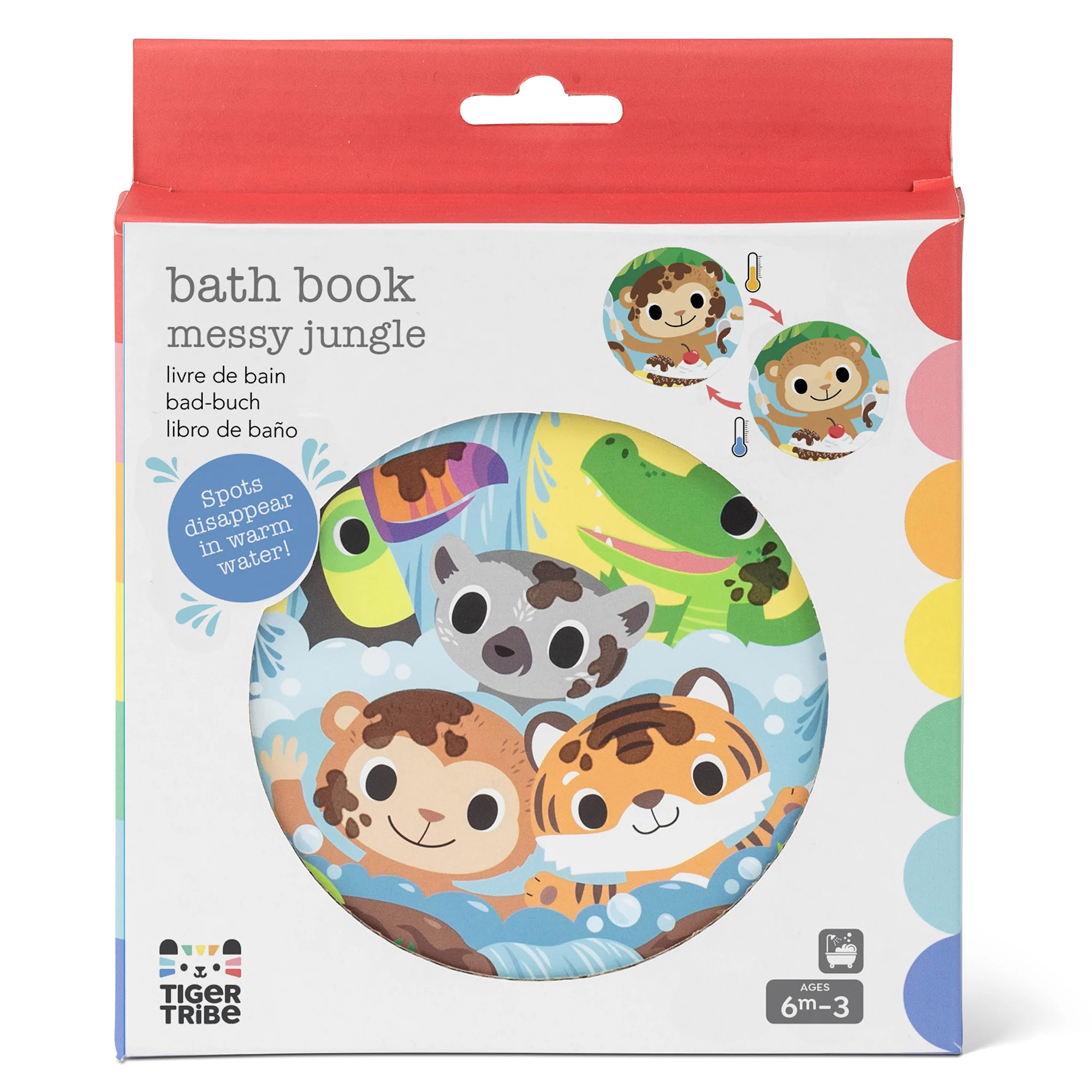 Tiger Tribe Jungle Magic Bath Book - Waterproof Animal Adventure Book - Image 2