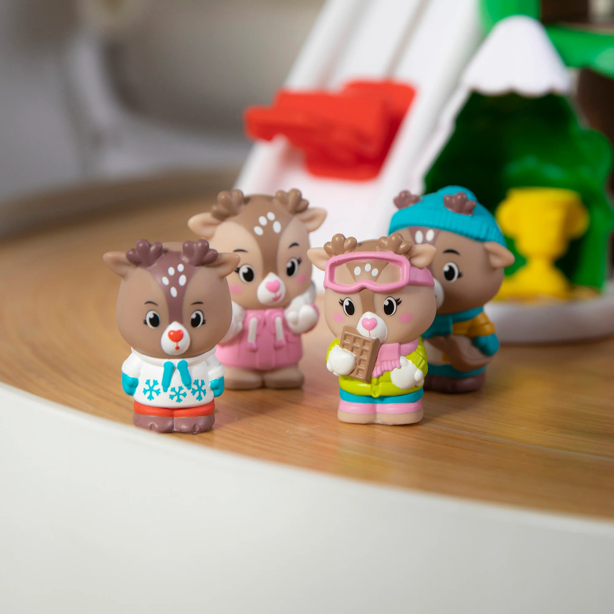 Timber Tots Gla Gla Reindeer Family 2 inch Figurine Set - Image 2