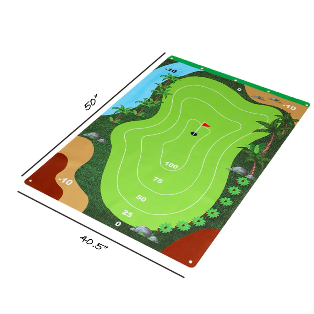 Trimate Golf Game Chipping Mat and Accessories, Ultimate Practice Golf Travel Set - Image 5