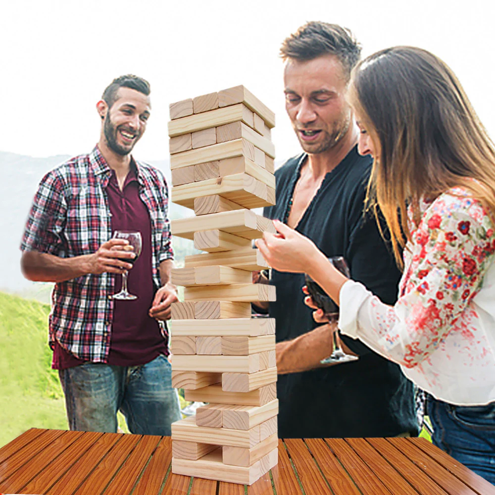 Trimate Tumbling Tower Large - Towering Pine Wood Game - Image 8