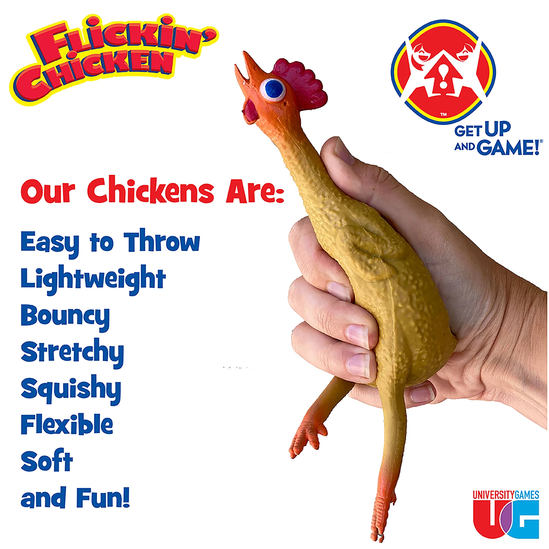 University Games Flickin' Chicken Outdoor Family Game - Image 3