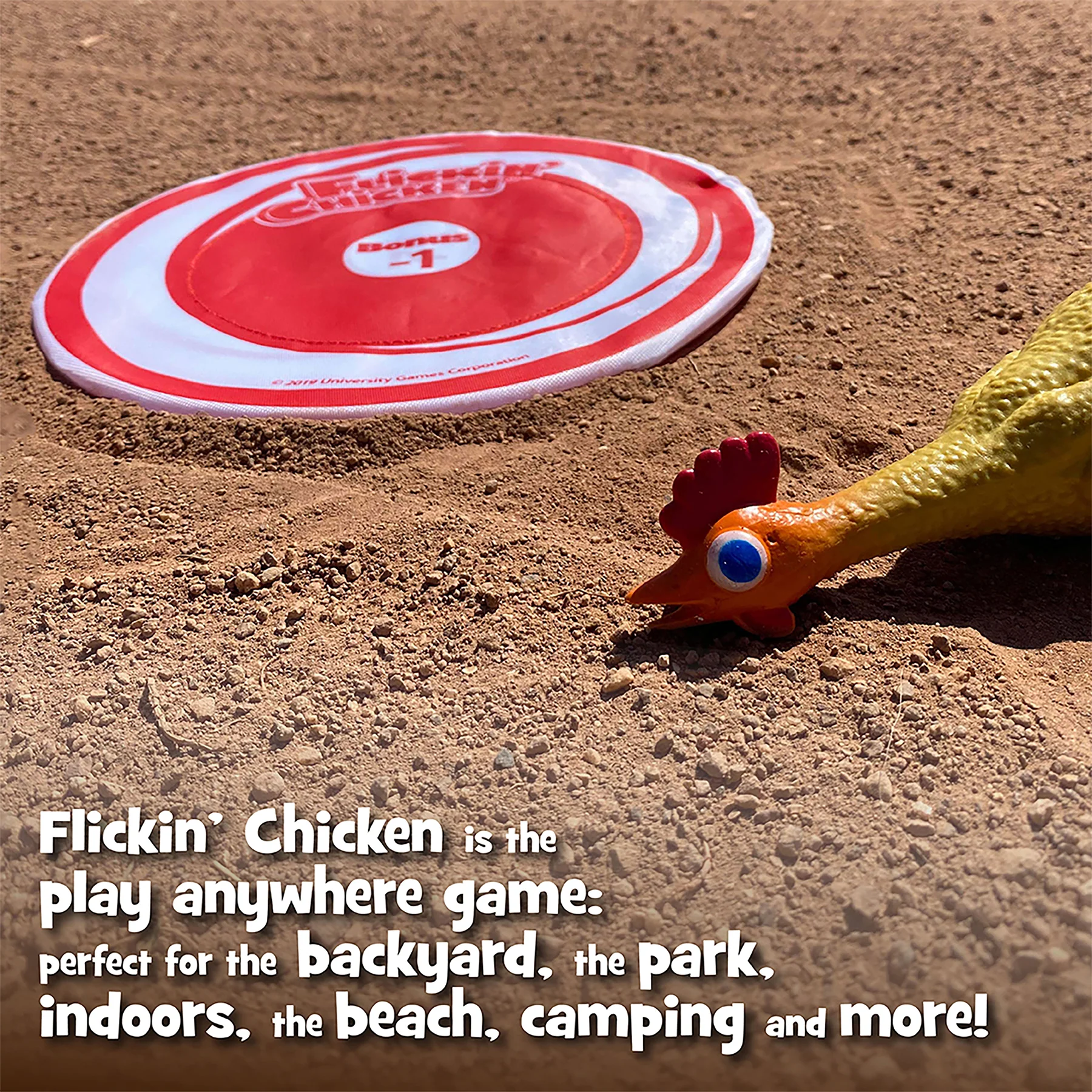 University Games Flickin' Chicken Outdoor Family Game - Image 4