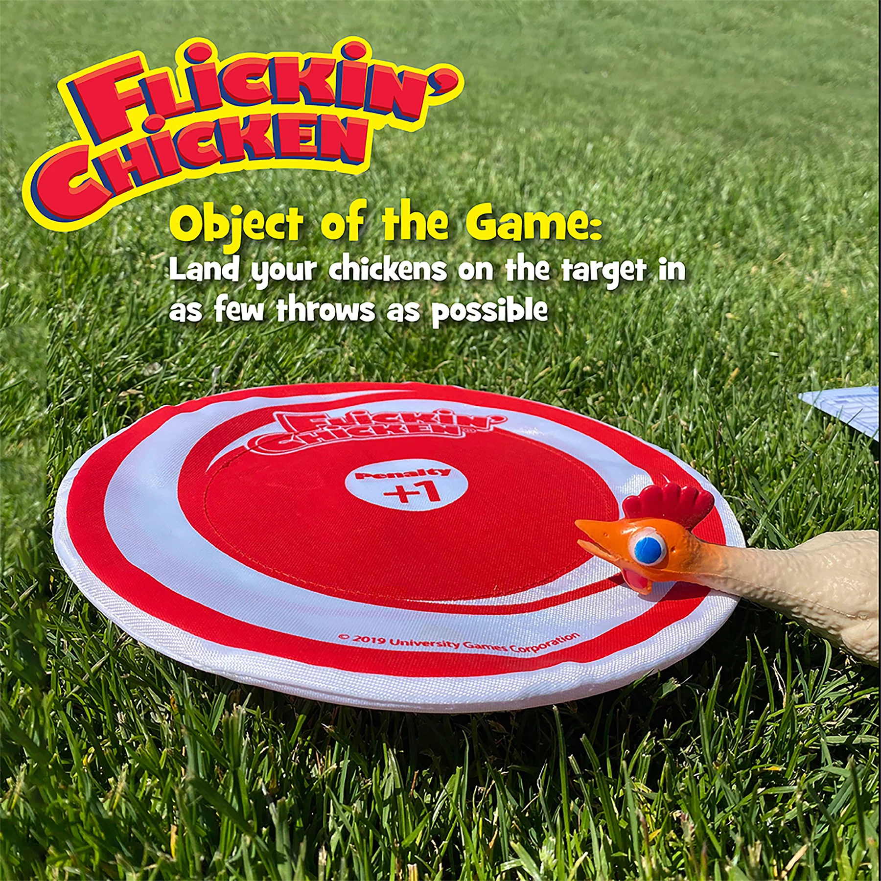 University Games Flickin' Chicken Outdoor Family Game - Image 5