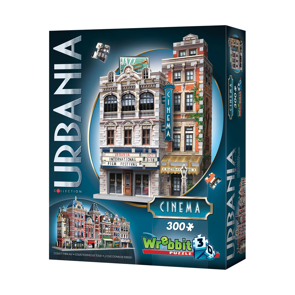 Wrebbit Urbania Collection Cinema 3D Puzzle - 300 pcs - Image 2