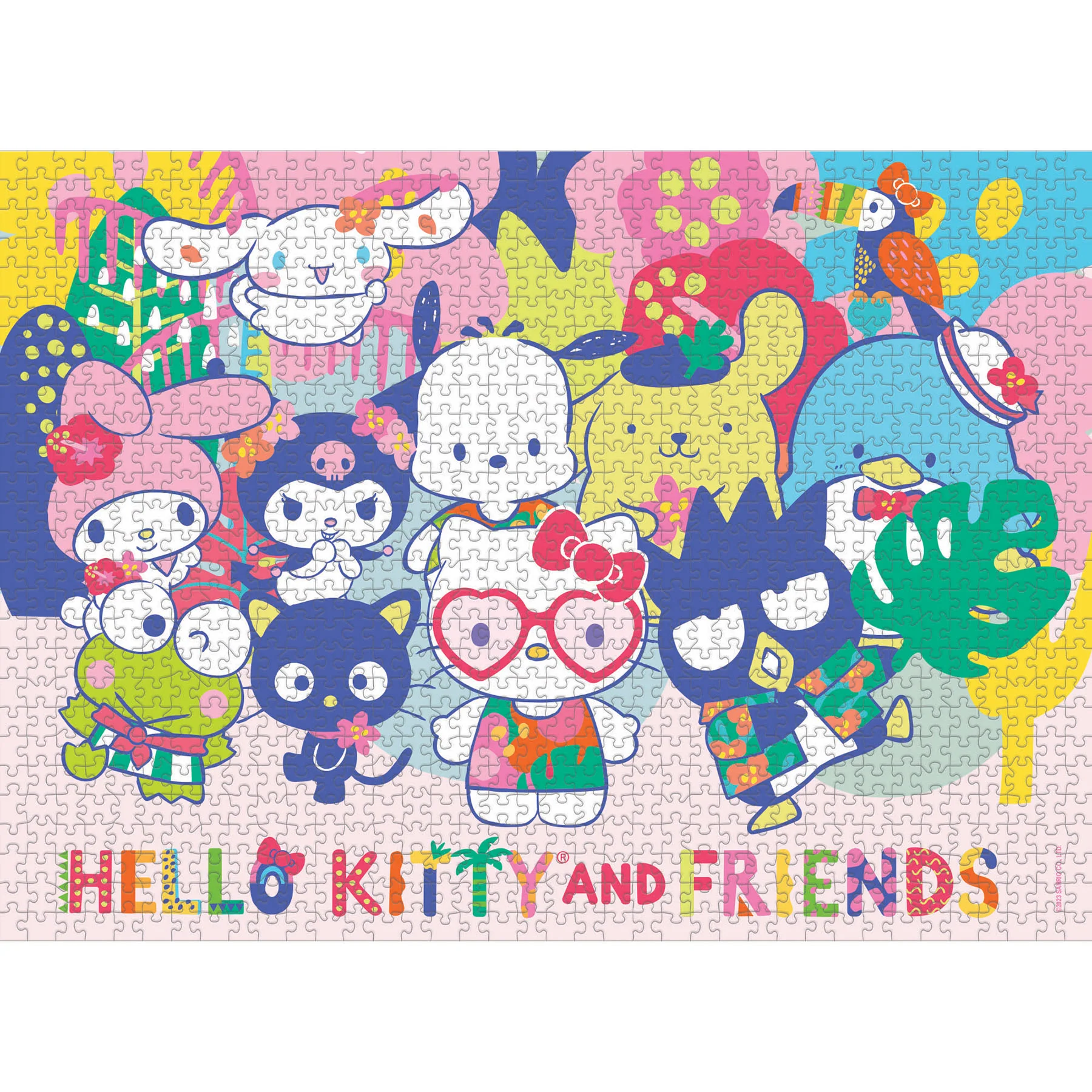 USAopoly Hello Kitty and Friends Tropical Times Jigsaw Puzzle - 1000 pc - Image 4