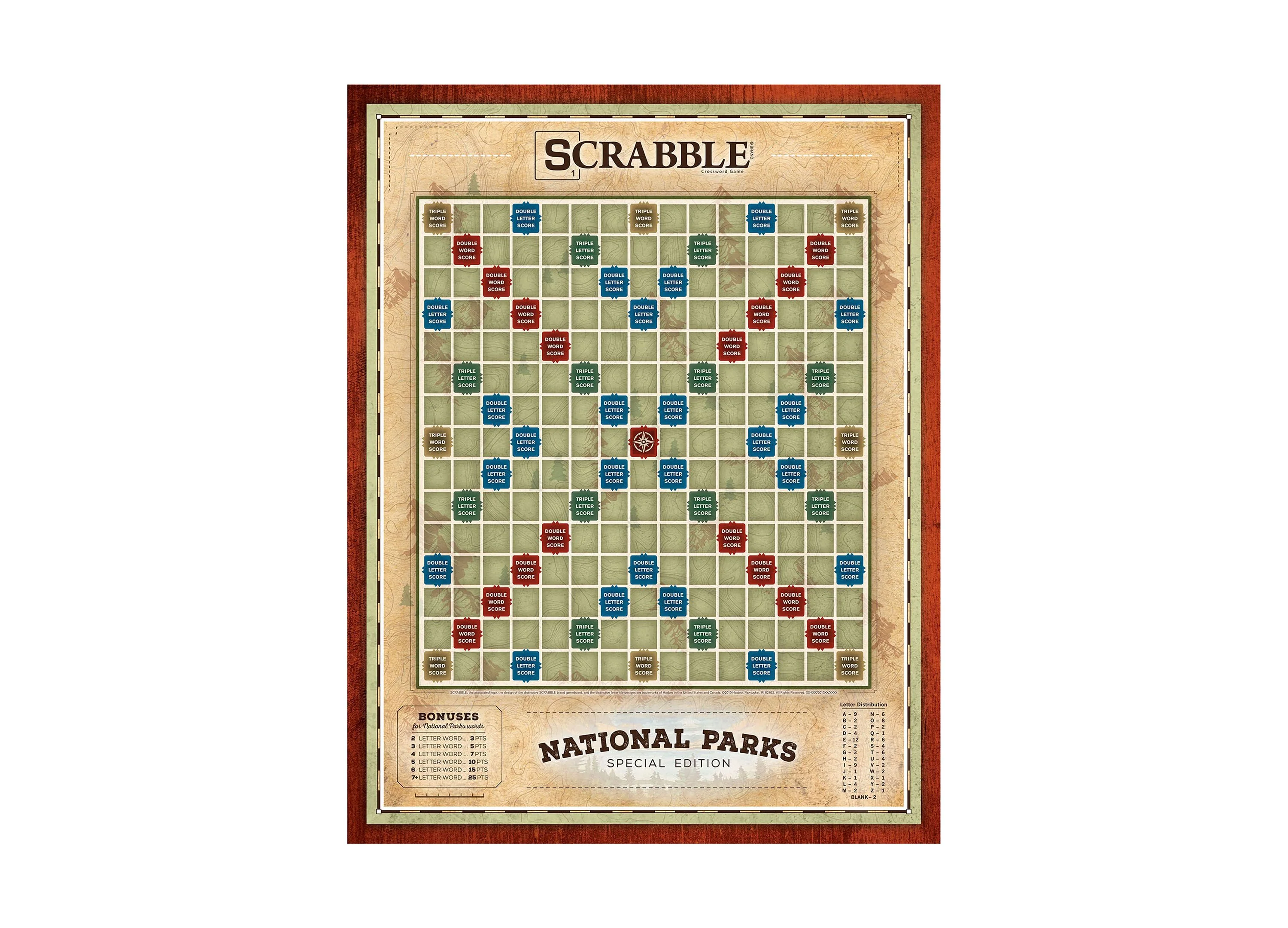 USAopoly SCRABLE: National Parks Edition Board Game - Image 3