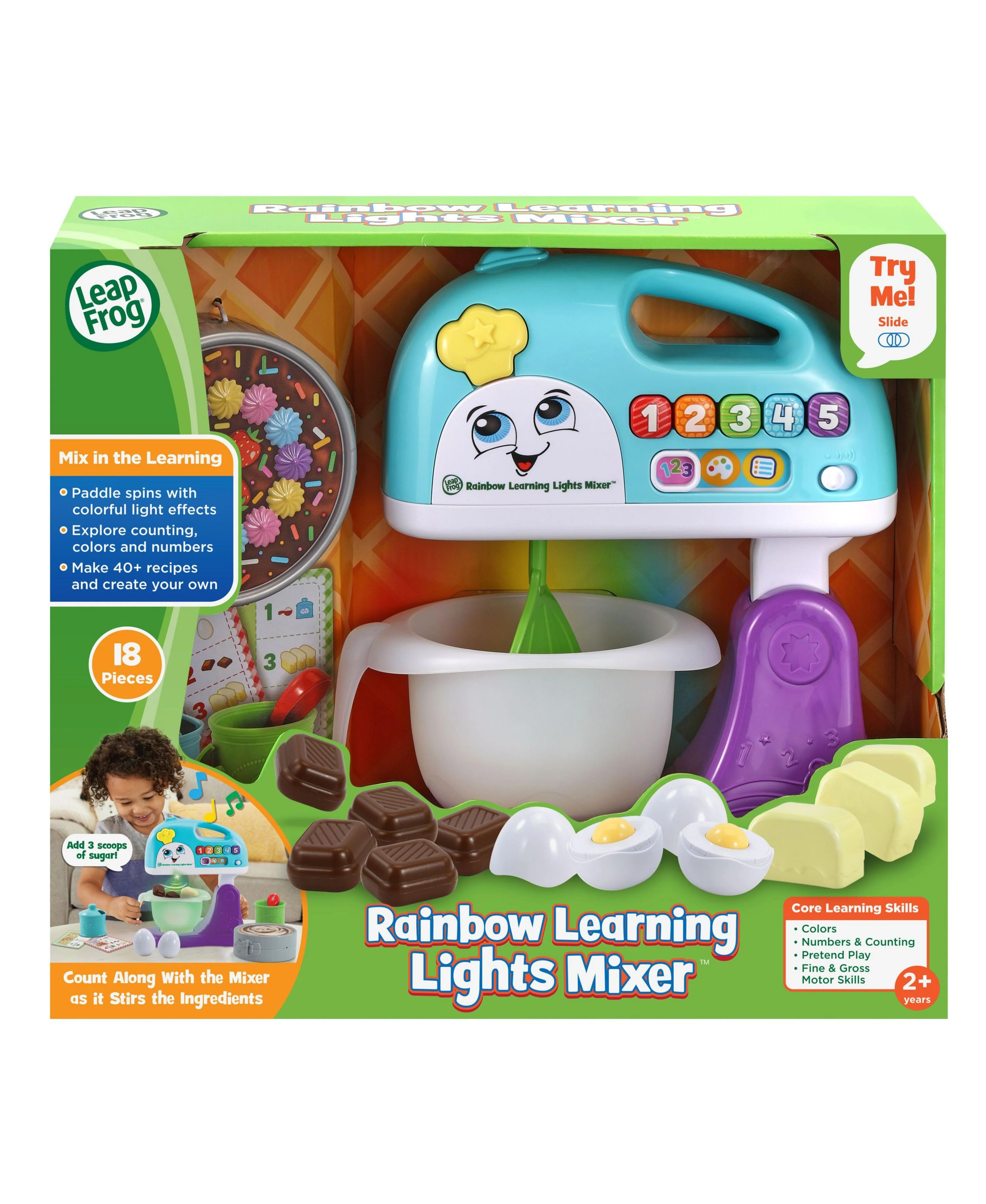 VTech Rainbow Learning Lights Mixer Interactive Toy - Image 3