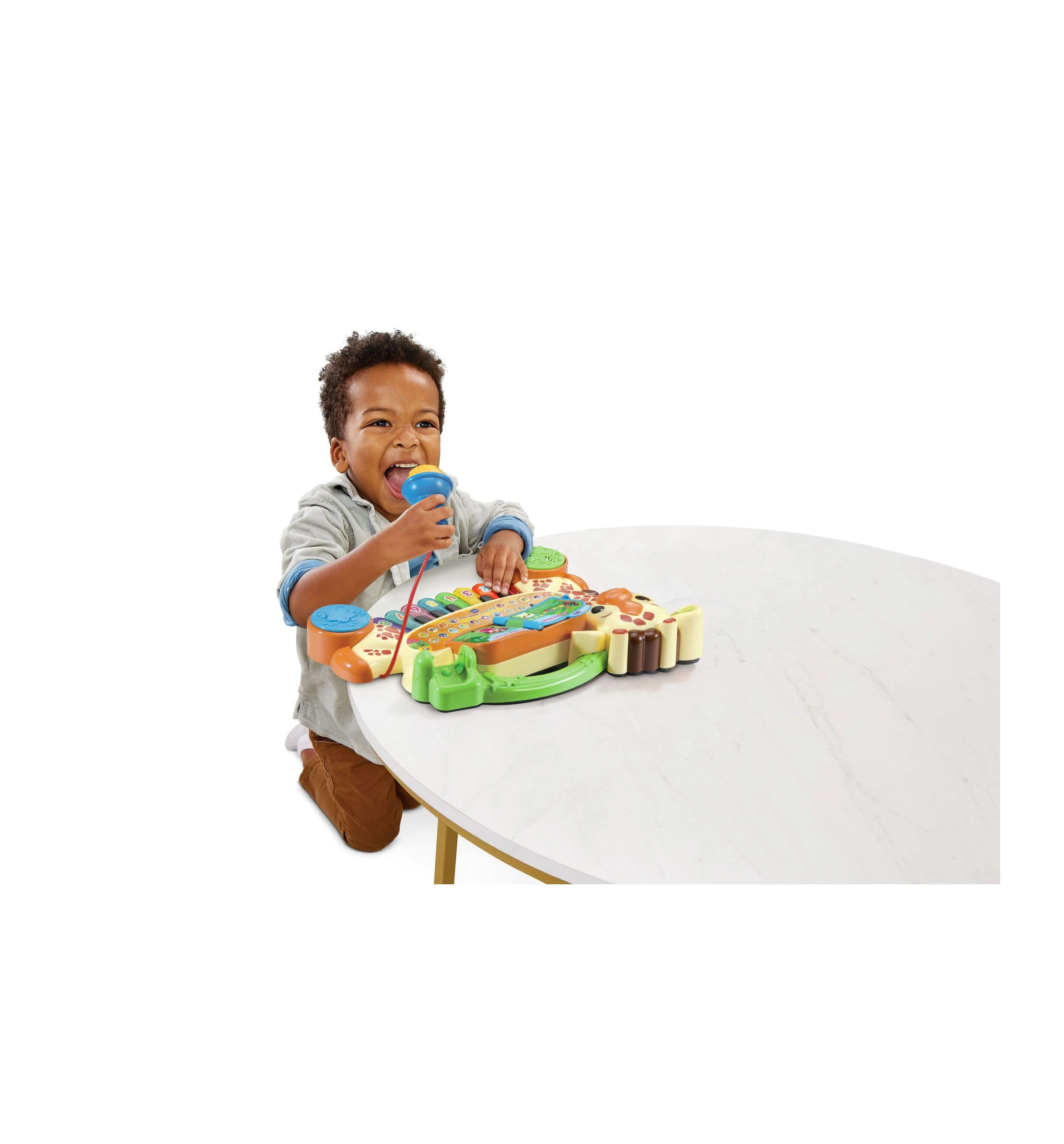 VTech Zoo Jams Colorful Giraffe Interactive Piano - Image 3
