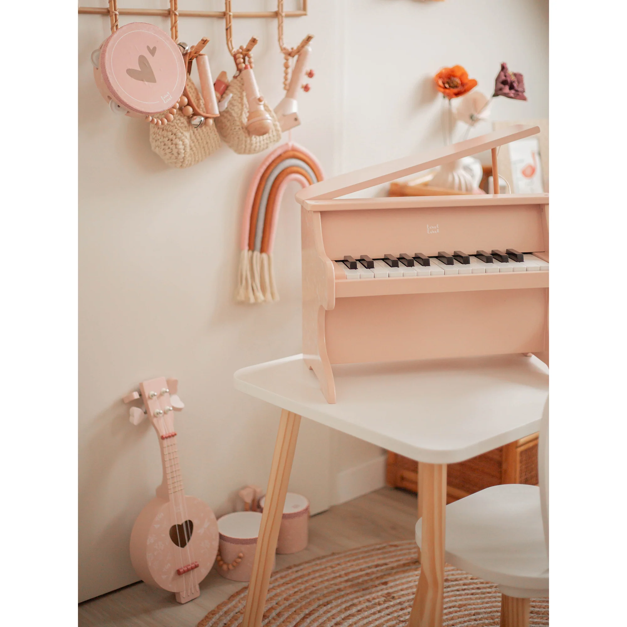 Wooden Banjo: Pink - Image 5
