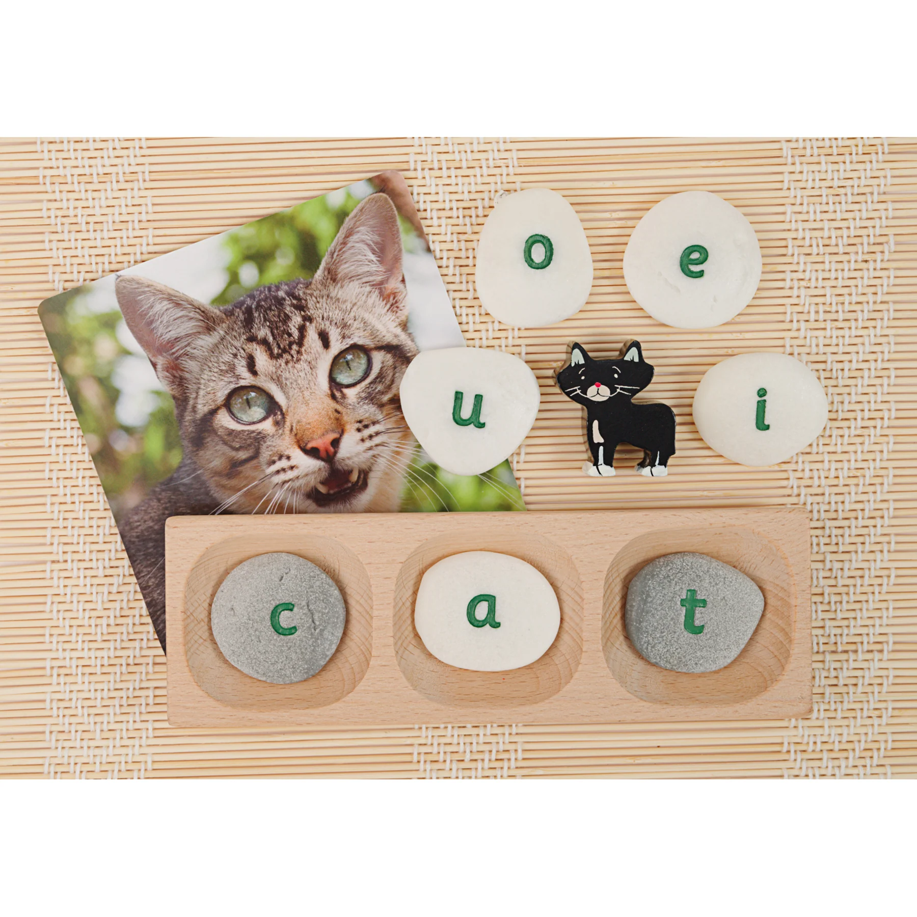 Yellow Door Alphabet Pebbles - Word-Building Set - Multicolor - Image 5