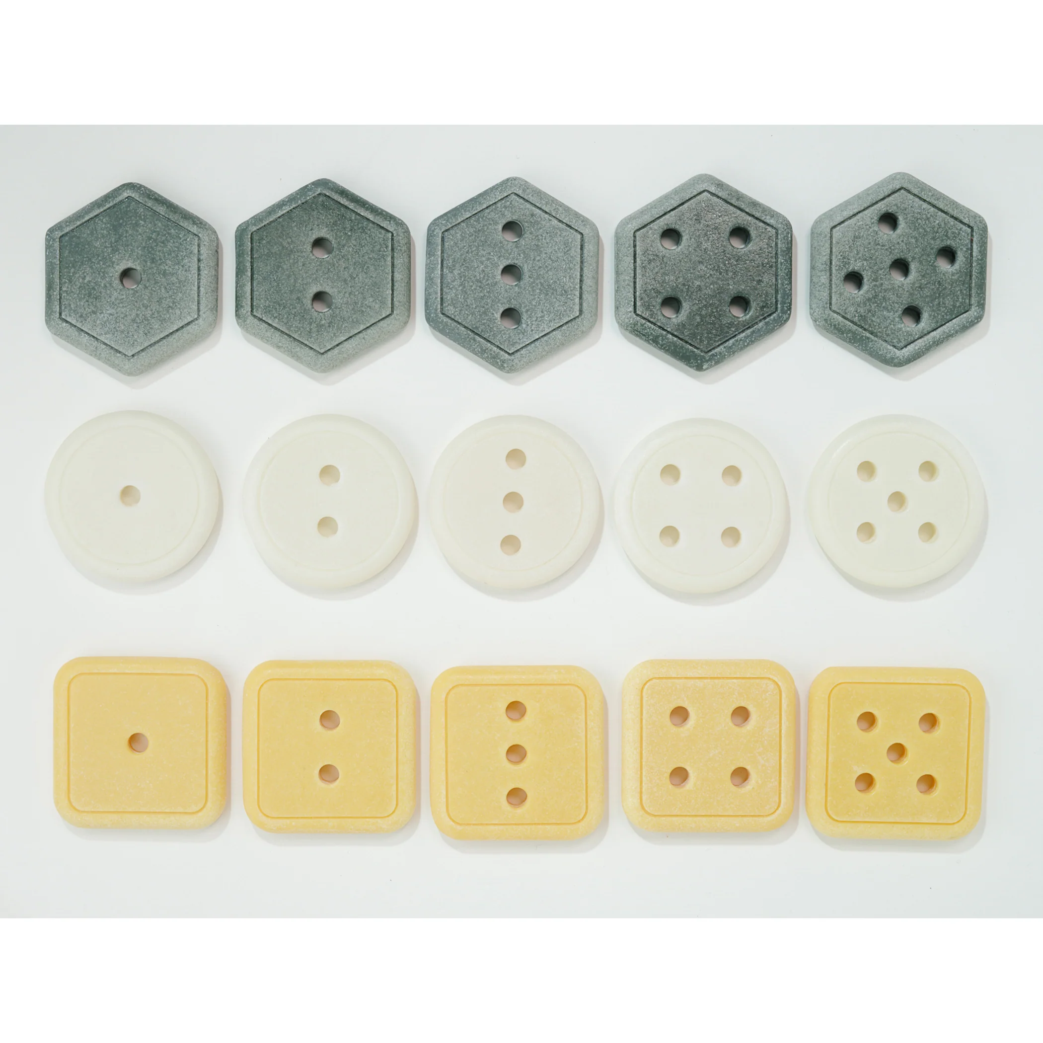 Yellow Door Count & Thread Stones - Educational Number and Shape Sorting Toy - Image 4