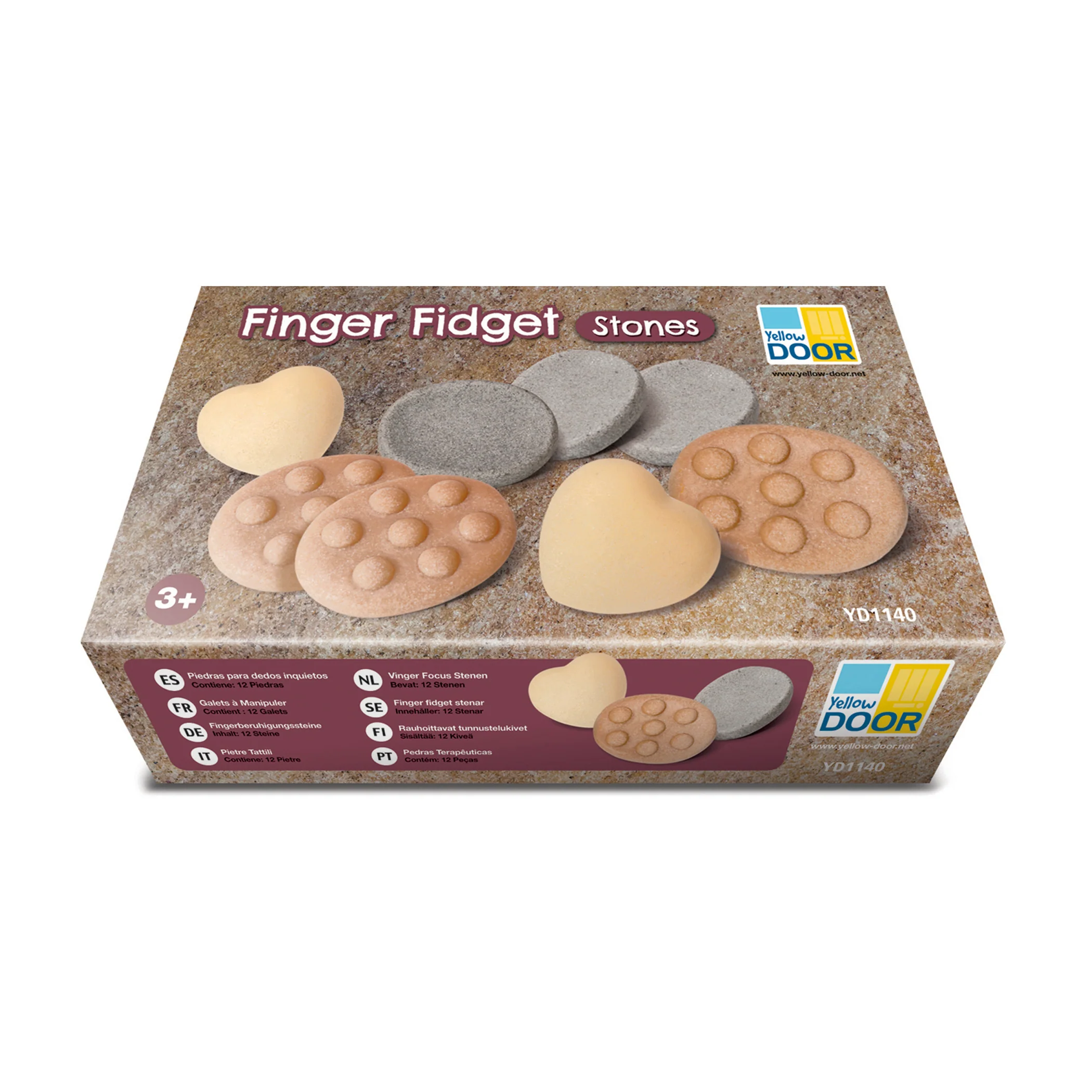Yellow Door Calming Finger Fidget Stones ‚Äì Sensory Set - Image 2