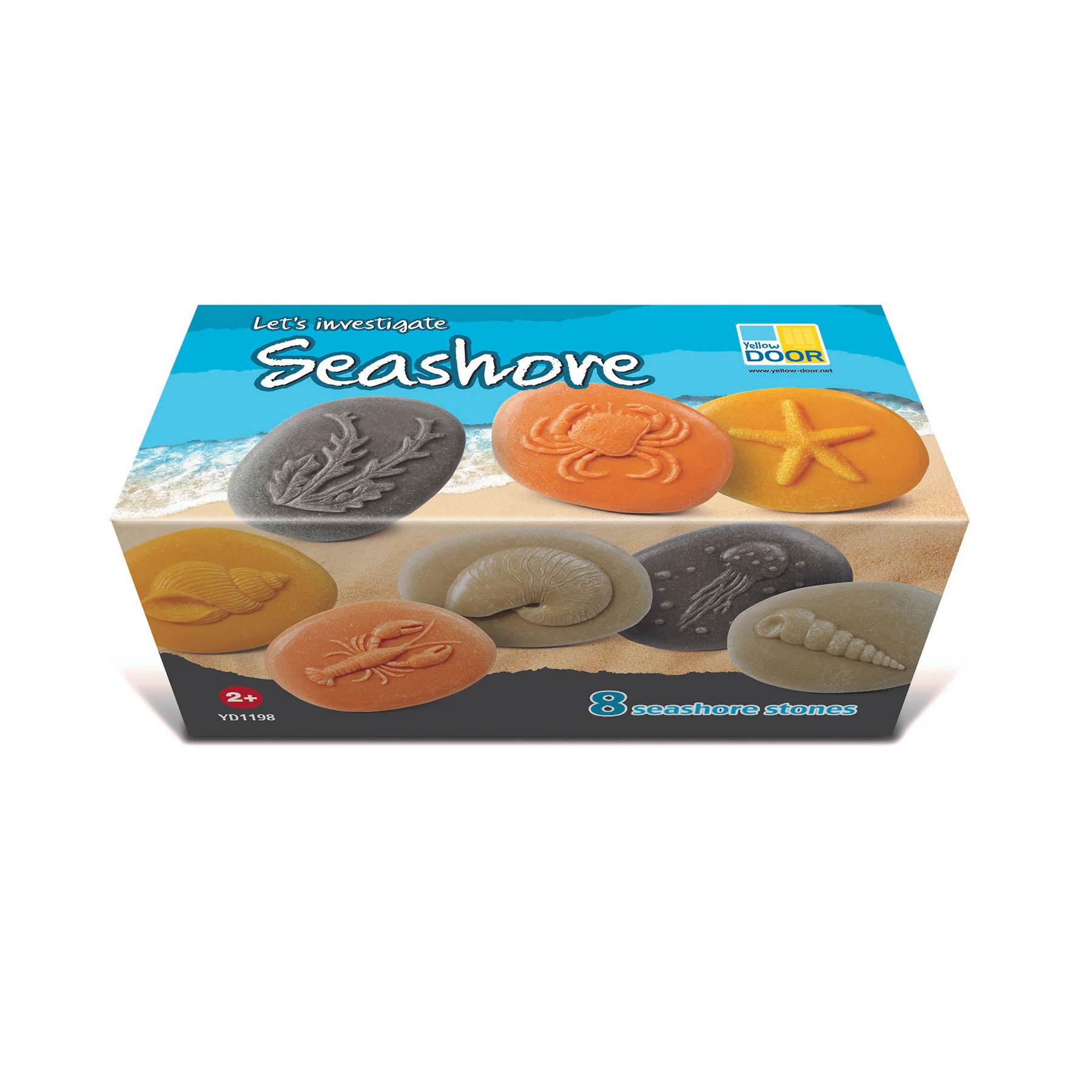 Yellow Door Let's Investigate - Seashore Exploration - Set of 8 Stone Figures - Image 2